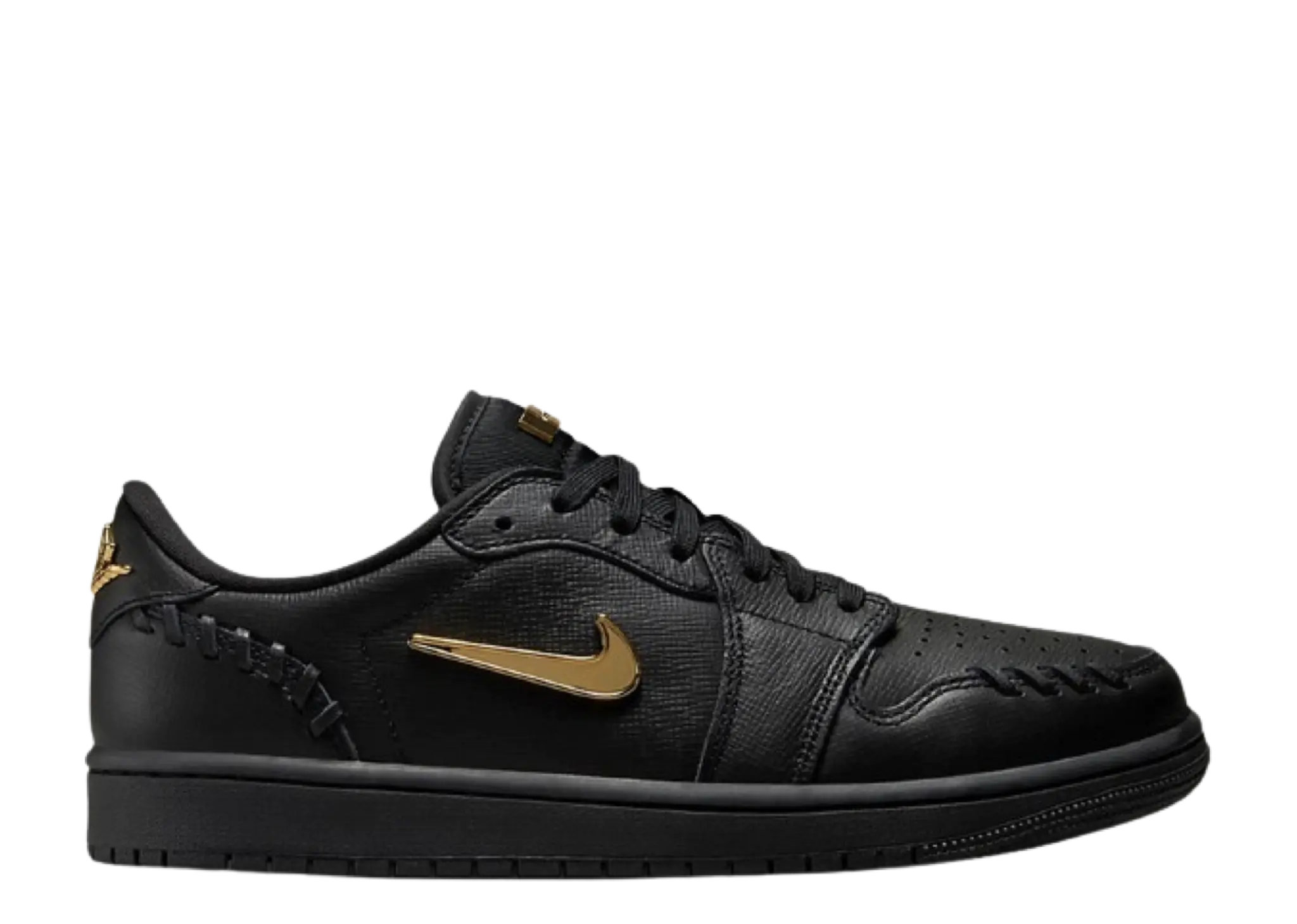 Air Jordan 1 Low Method Of Make Black Metallic Gold (Women's)