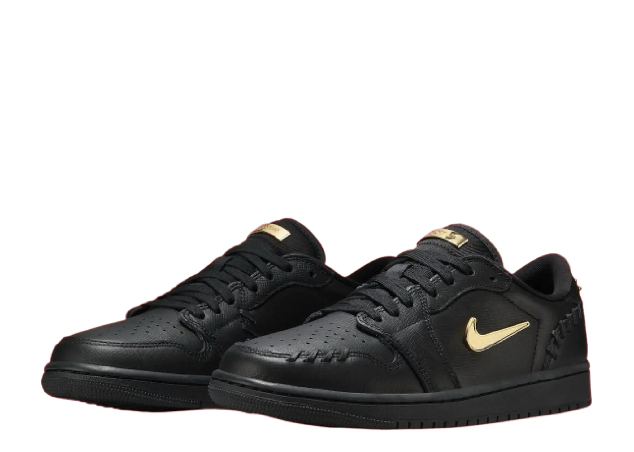 Air Jordan 1 Low Method Of Make Black Metallic Gold (Women's) - photo 2