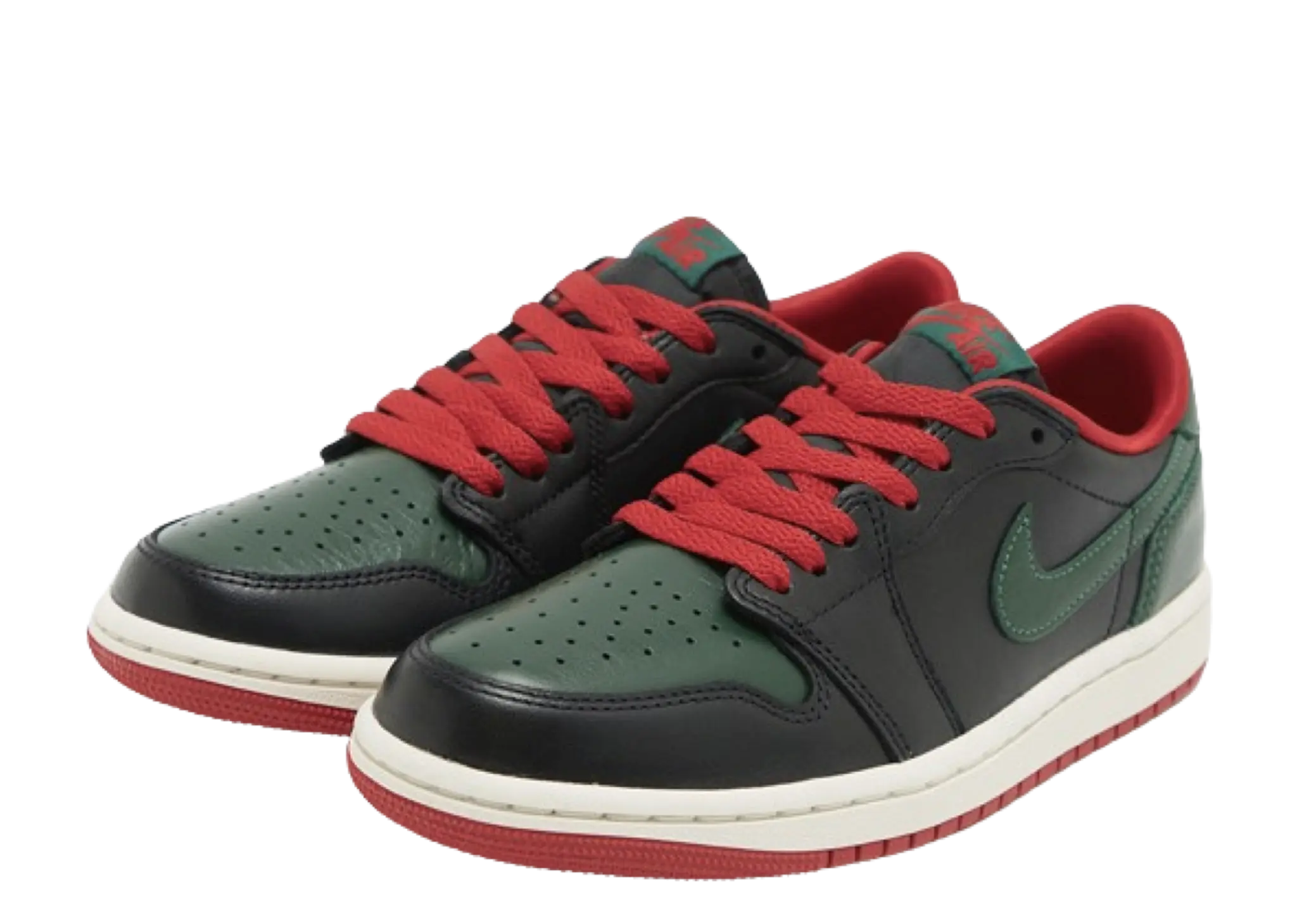 Air Jordan 1 Retro Low OG Gorge Green Varsity Red (Women's) - photo 2