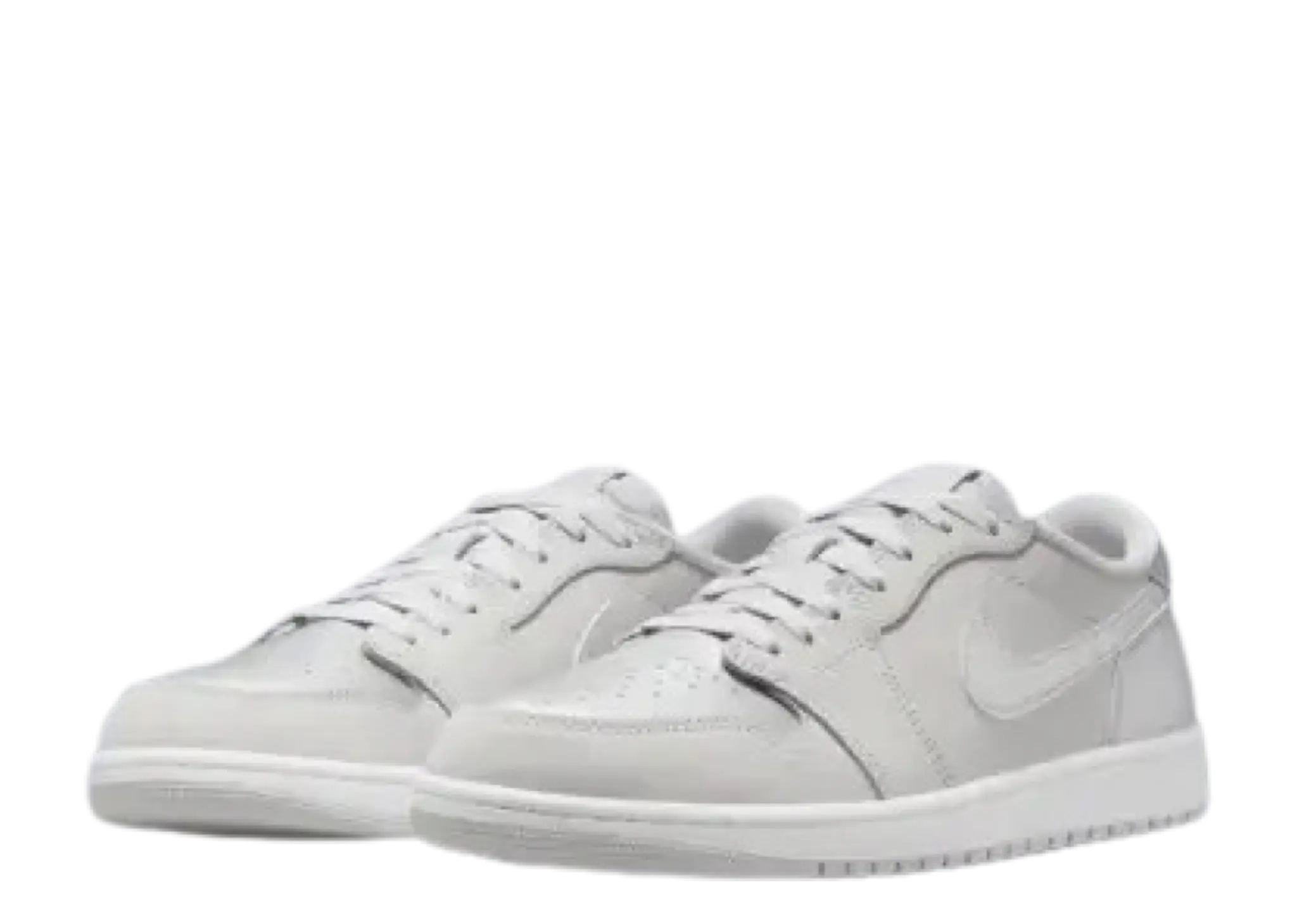 Air Jordan 1 Low OG Metallic Silver (Grade School) - photo 2