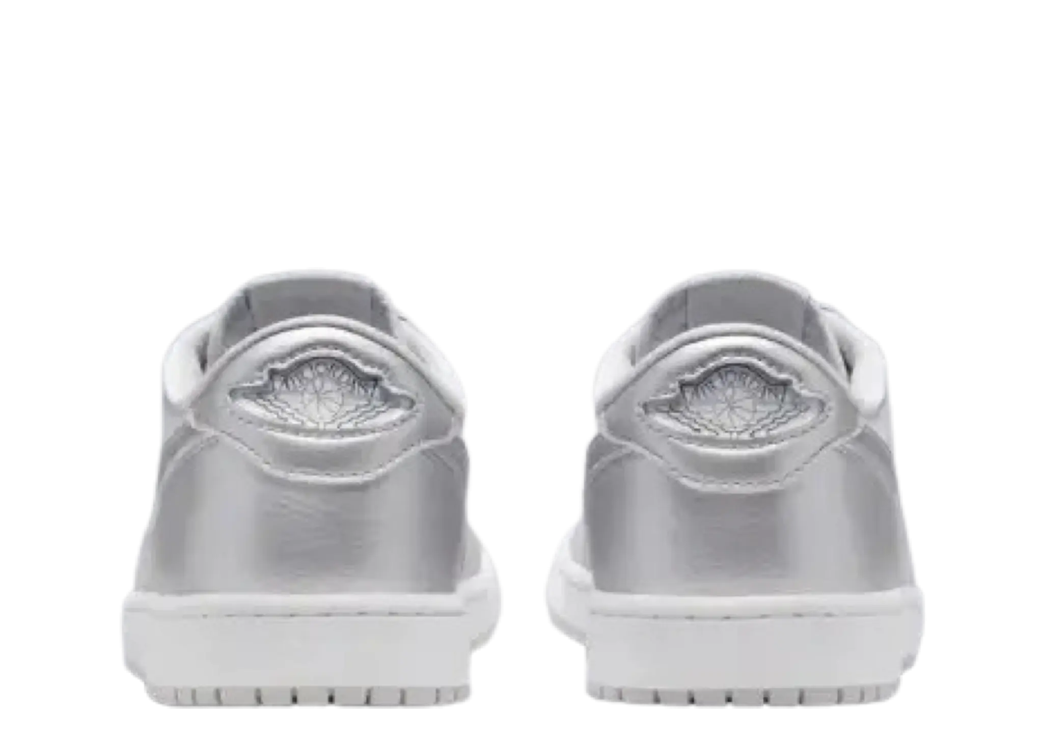 Air Jordan 1 Low OG Metallic Silver (Grade School) - photo 3