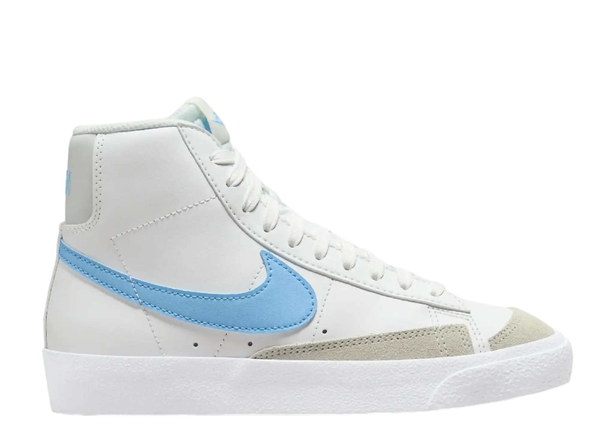 Nike Blazer Mid '77 White Aquarius Blue (Grade School)