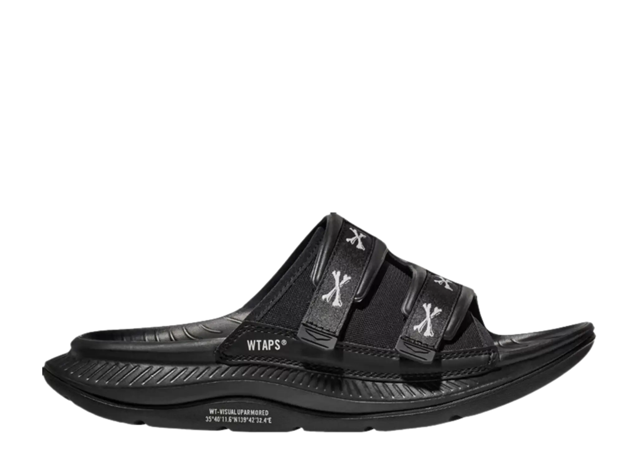 Hoka Ora Luxe Jet Black X WTAPS