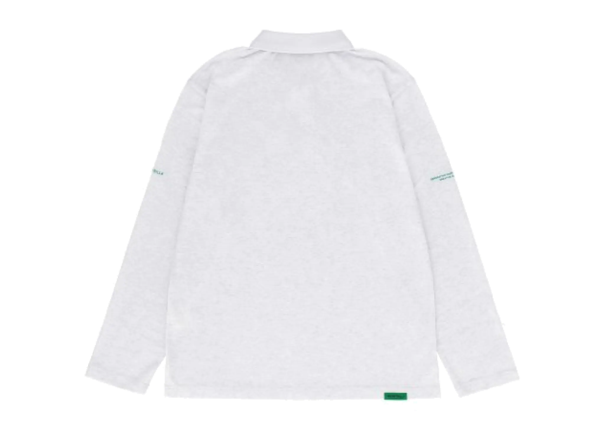 Beentrill Essential Regular Fit Long Sleeve Pique Collar T-Shirt Ice Grey - photo 2