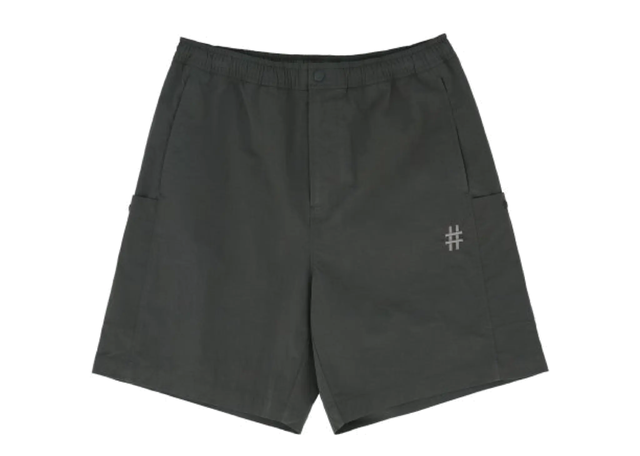 Beentrill Woven Side Pocket Comfort Fit Shorts Charcoal