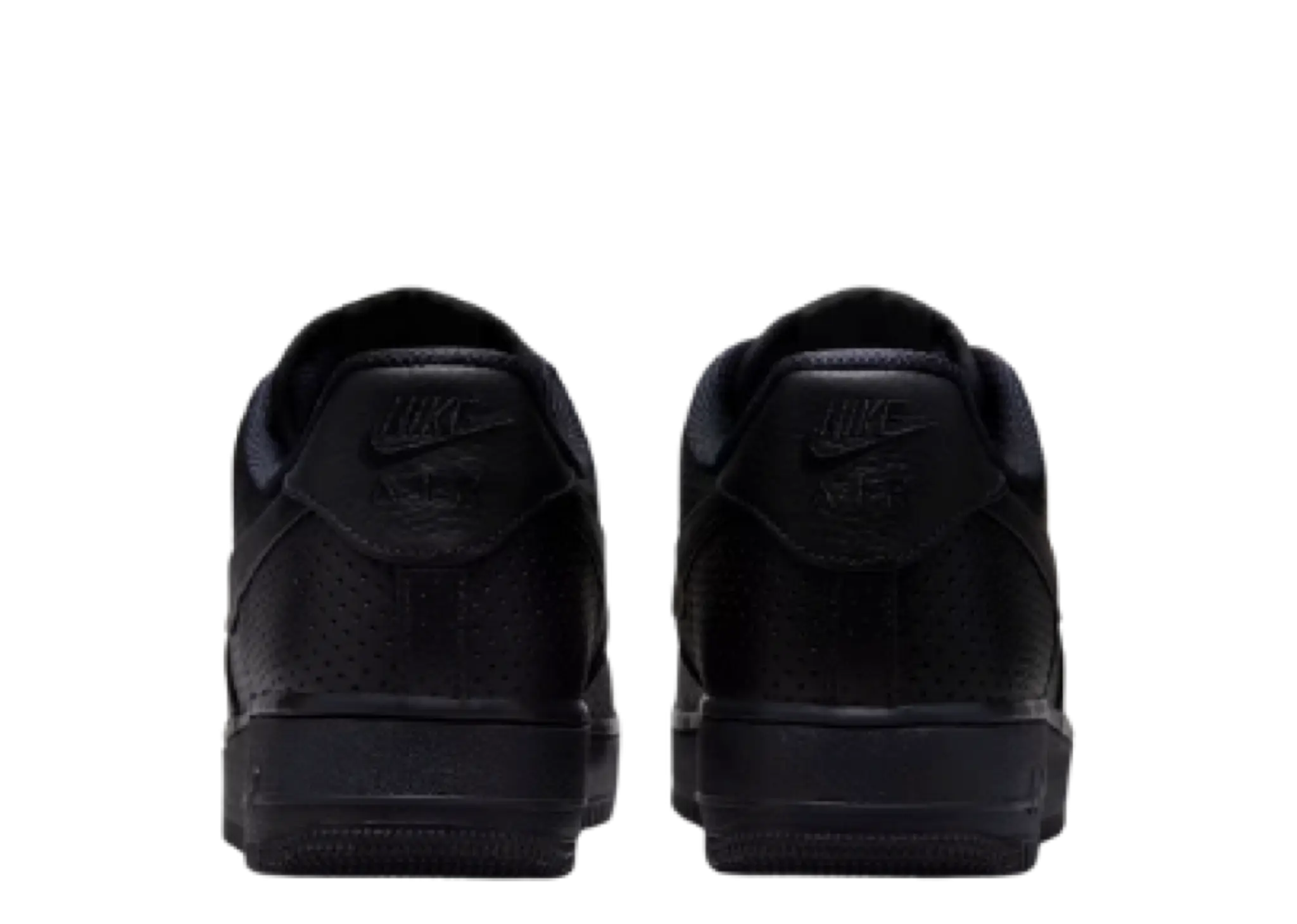 Nike Air Force 1 Low SP Triple Black Perforated - photo 3