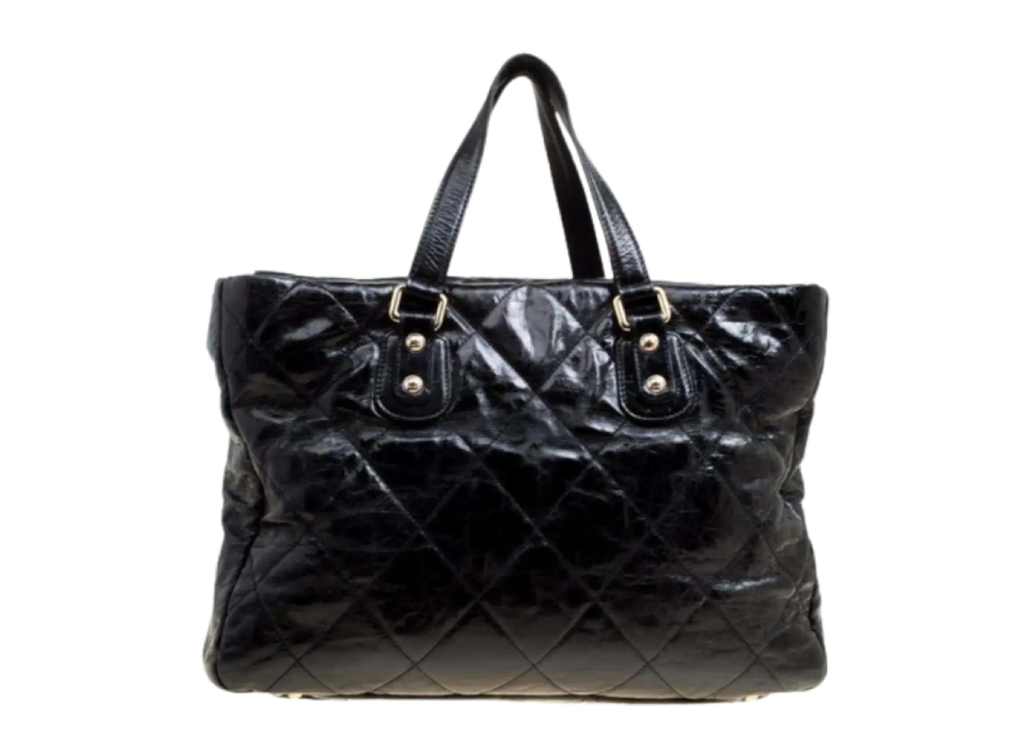 Chanel Portobello Tote Quilted Glazed Lambskin Holo - photo 2