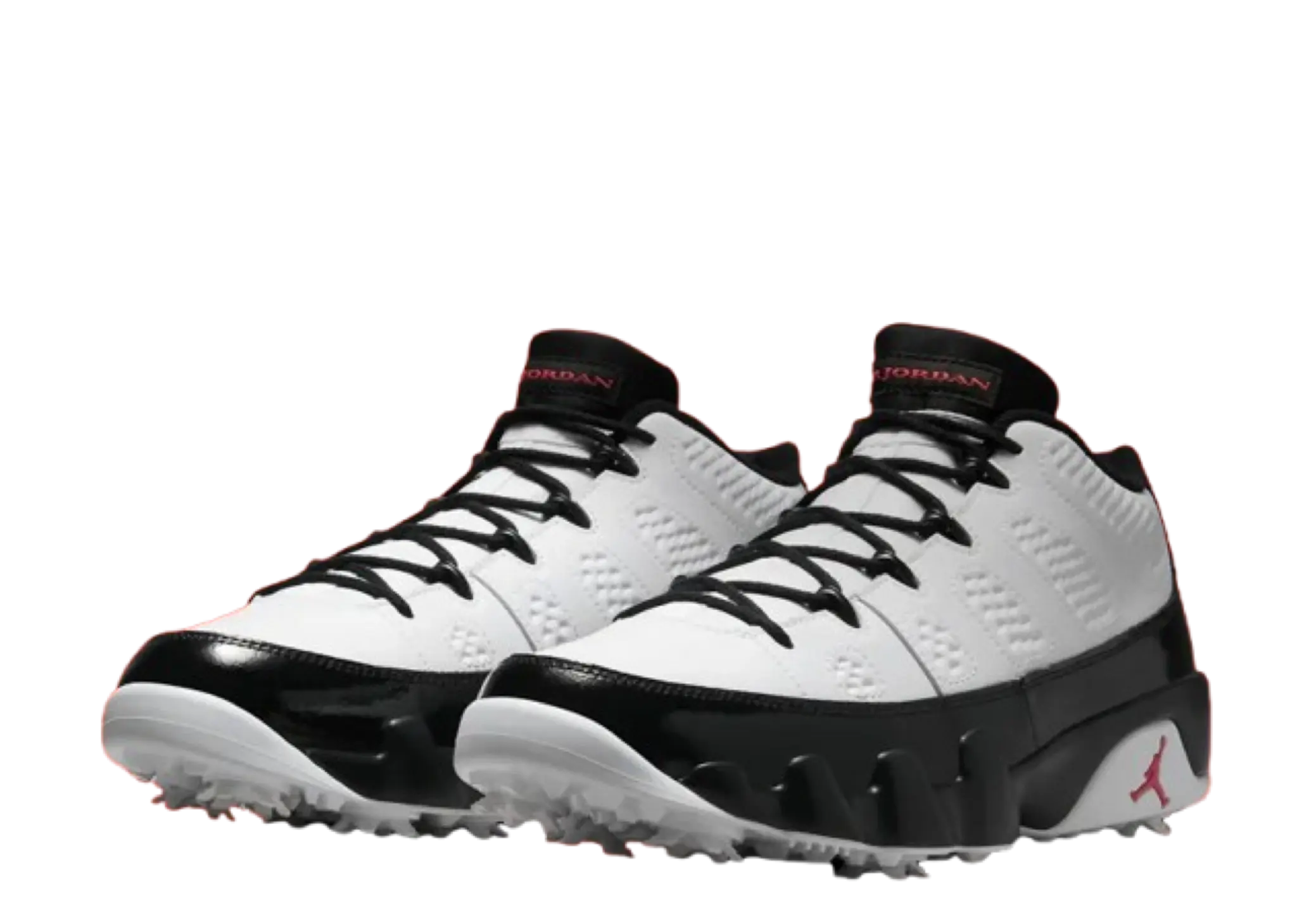 Air Jordan 9 Retro Low Golf White Black True Red - photo 2