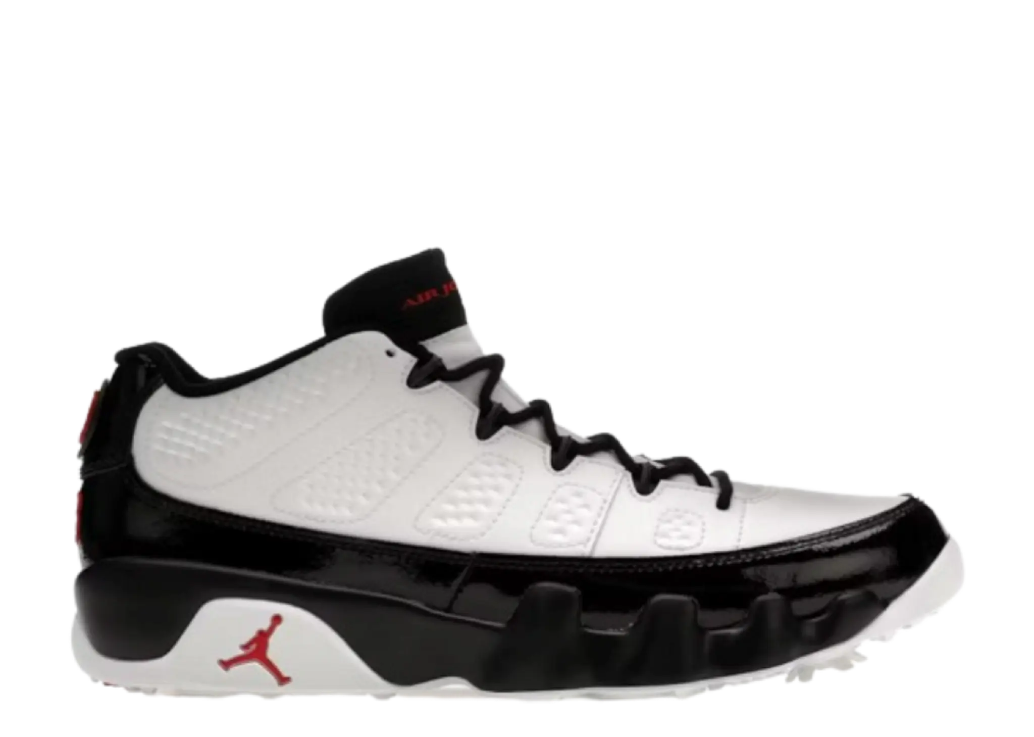 Air Jordan 9 Retro Low Golf White Black True Red
