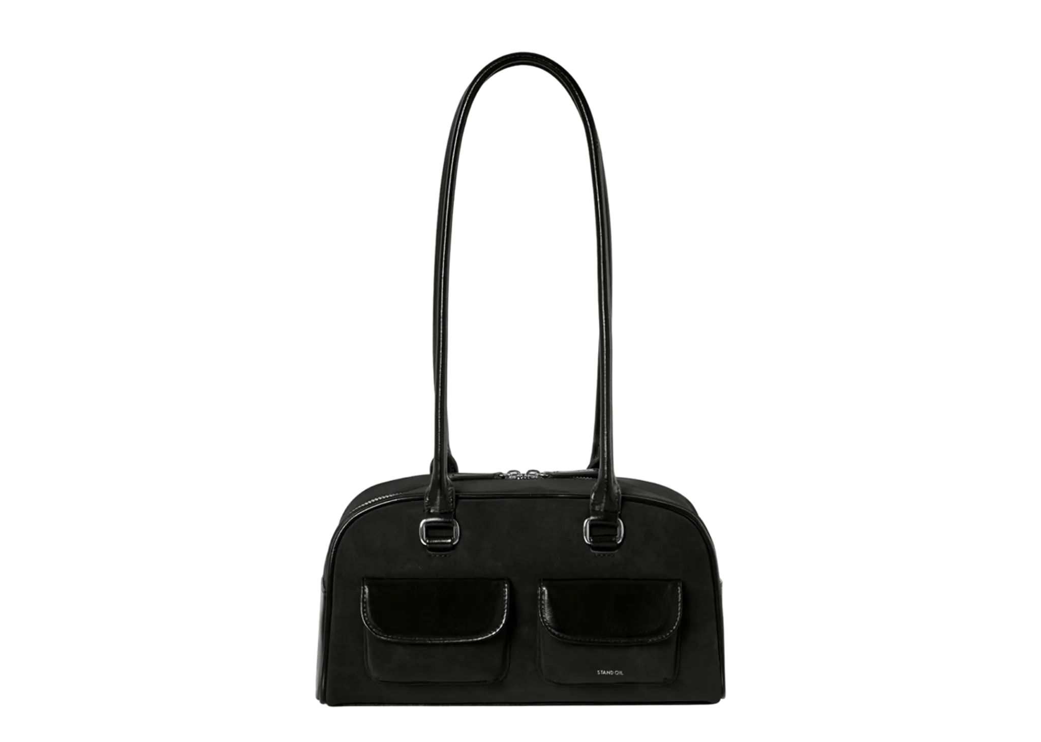 Stand Oil Chubby Bag Black Combi