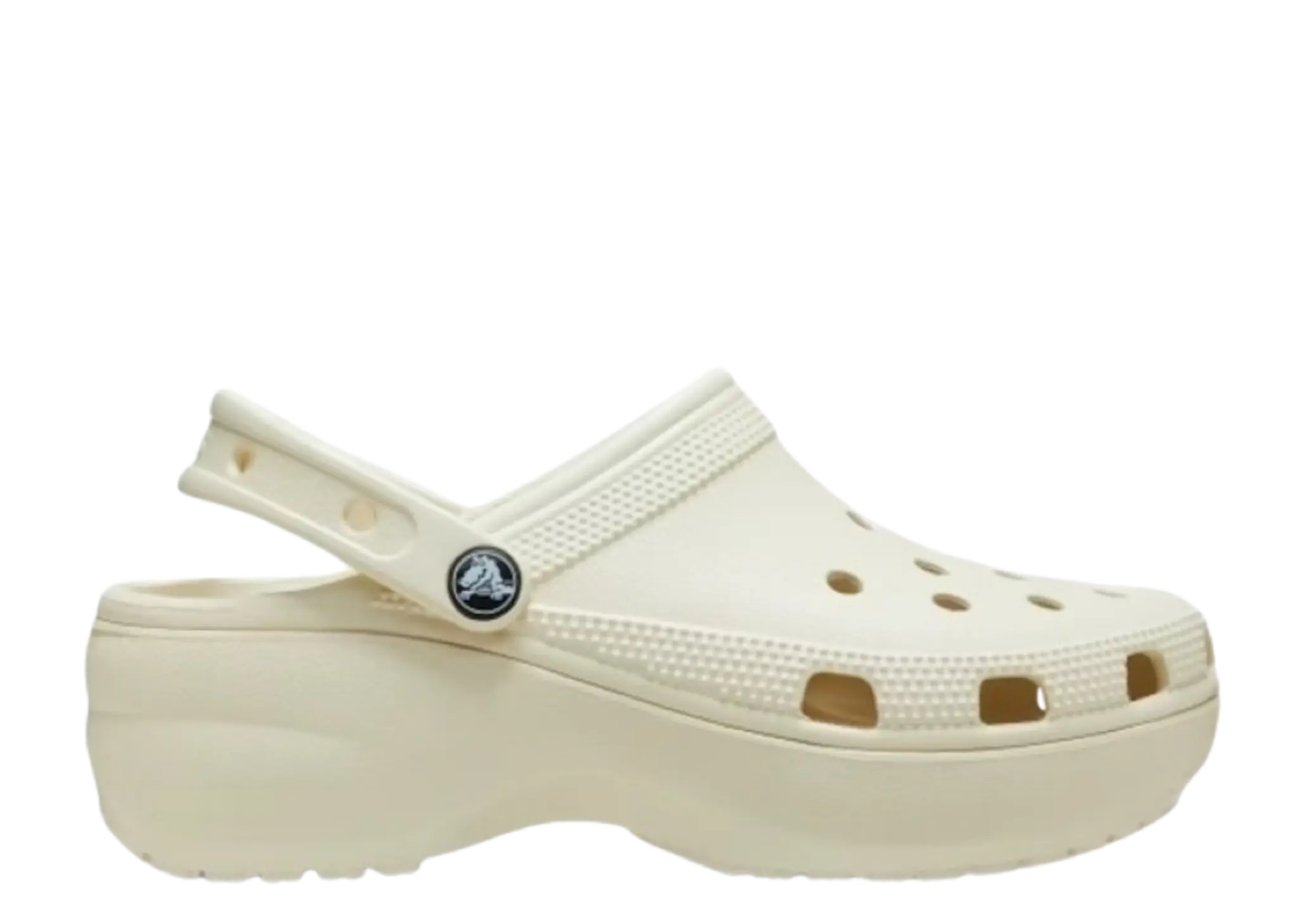 Crocs Classic Platform Clog Bone (Women's)
