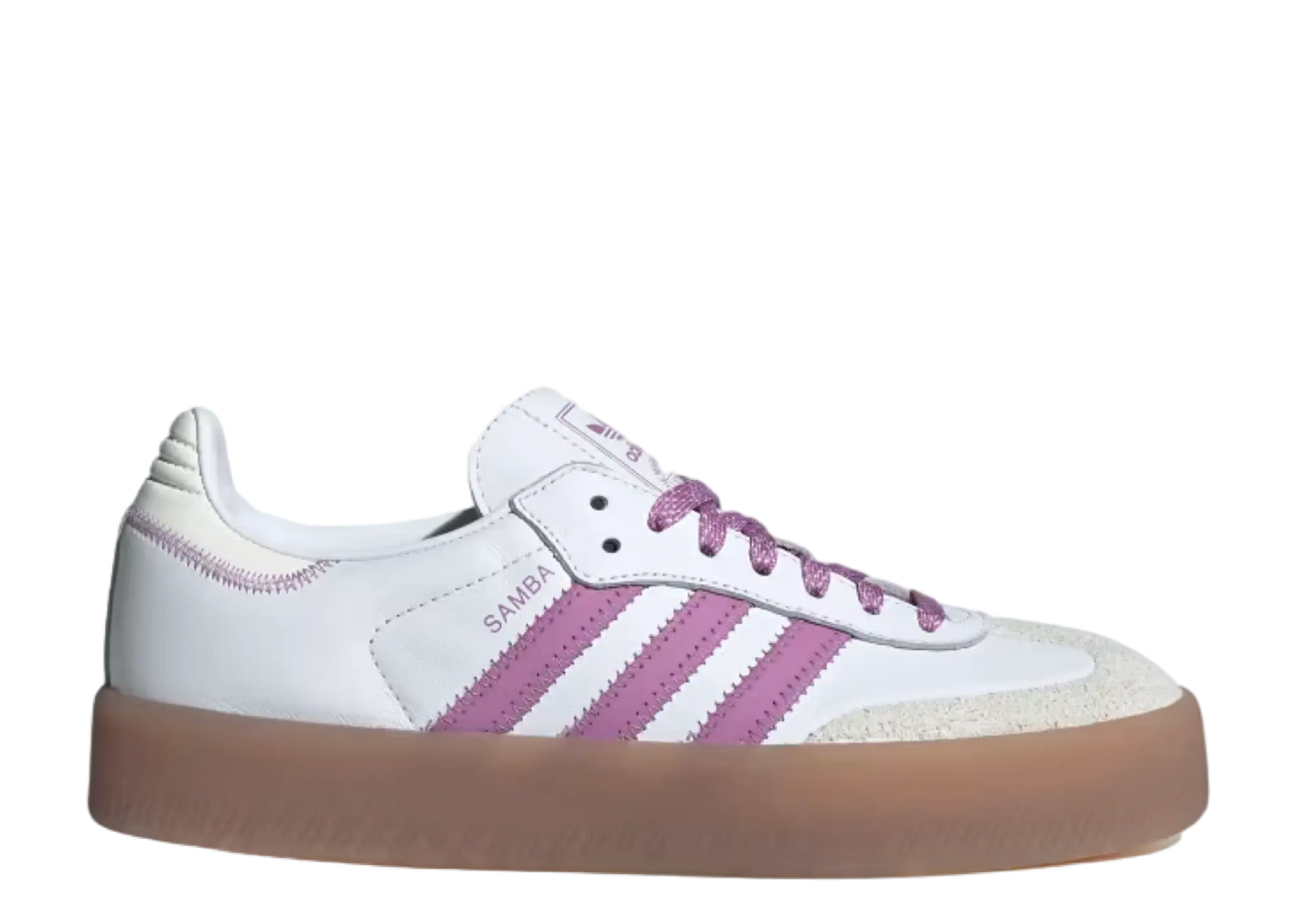 Adidas Sambae White Preloved Purple (Women's)
