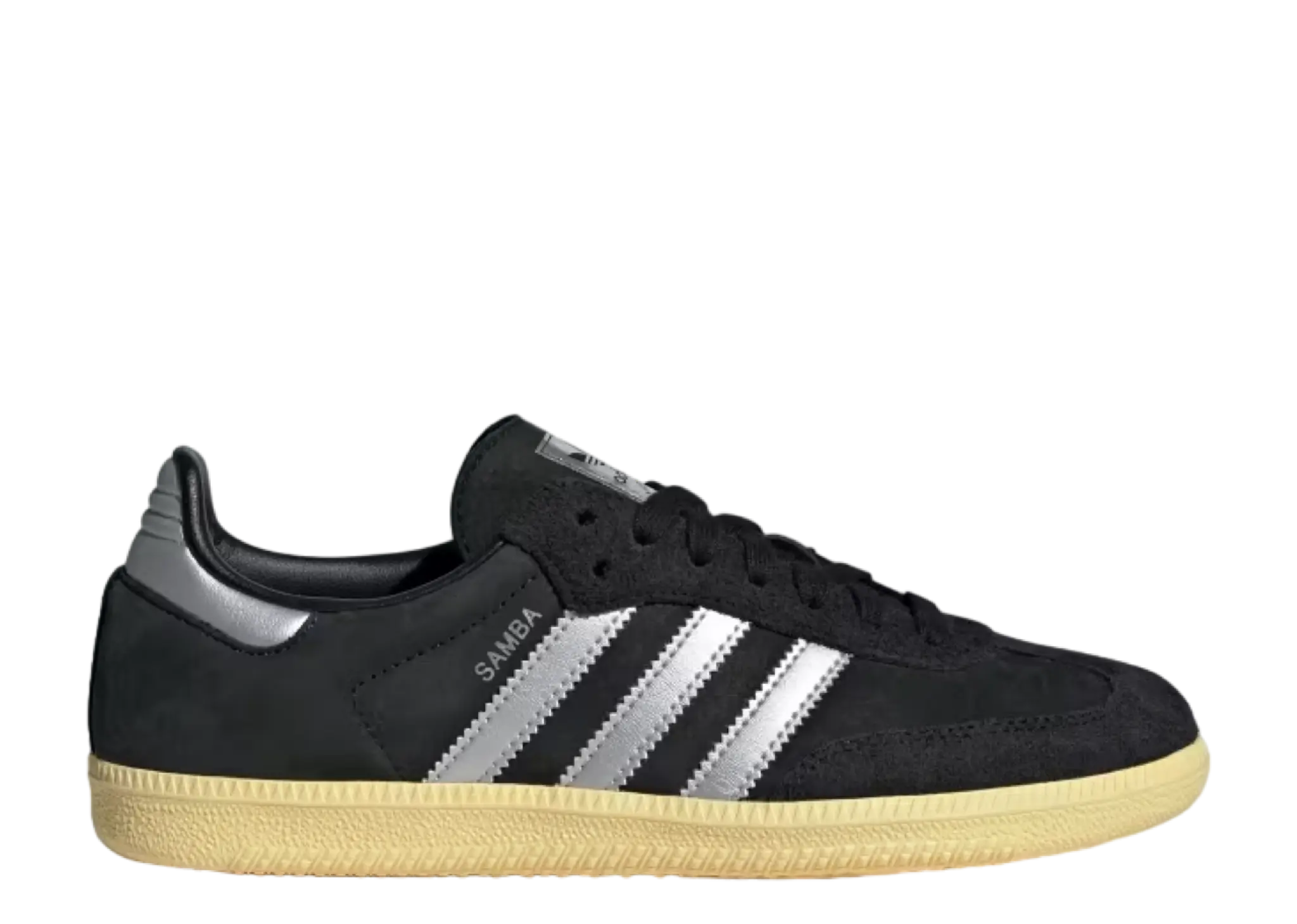 Adidas Samba OG Core Black Matte Silver (Women's)
