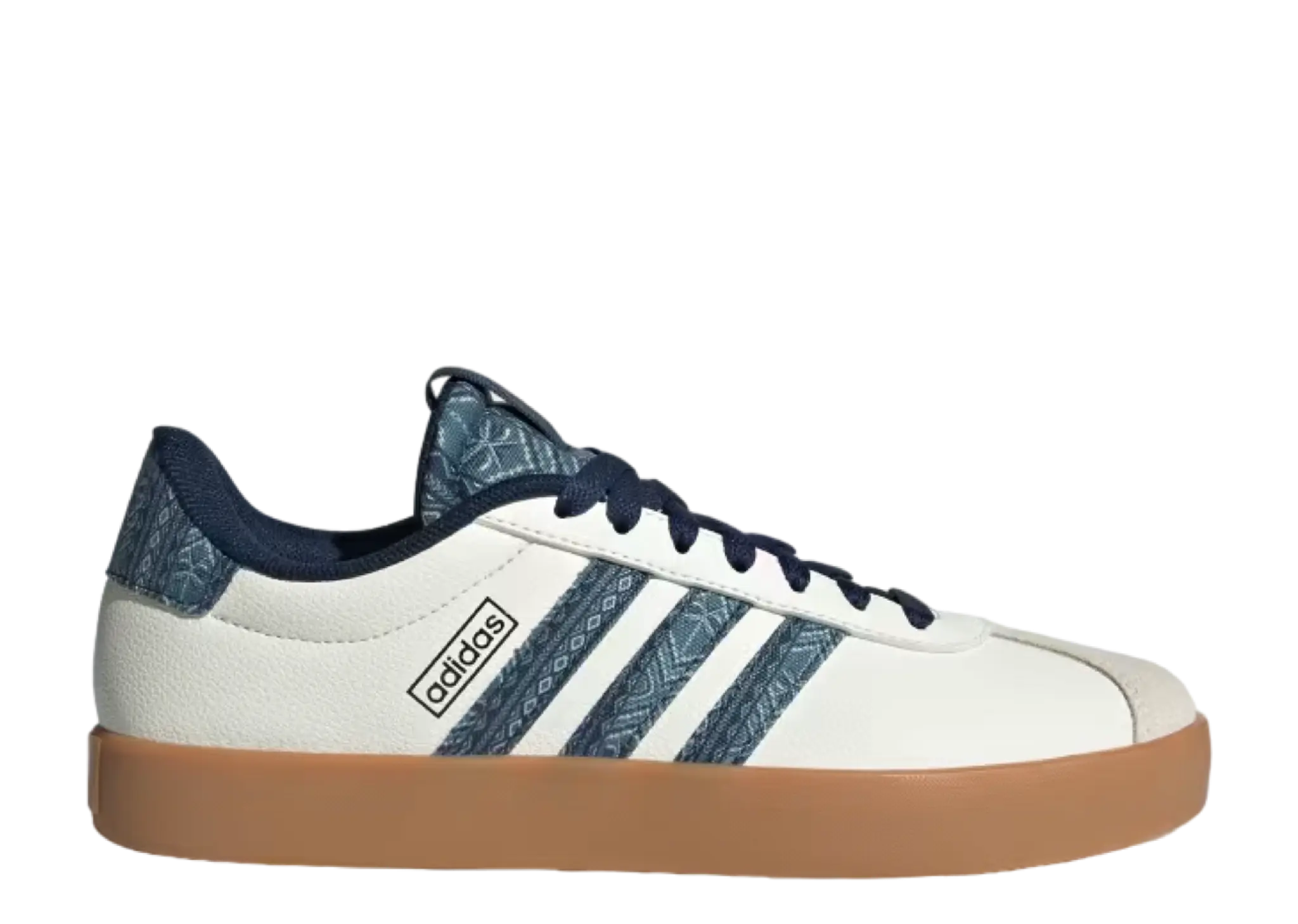 Adidas VL Court 3.0 Off White Night Indigo (Women's)