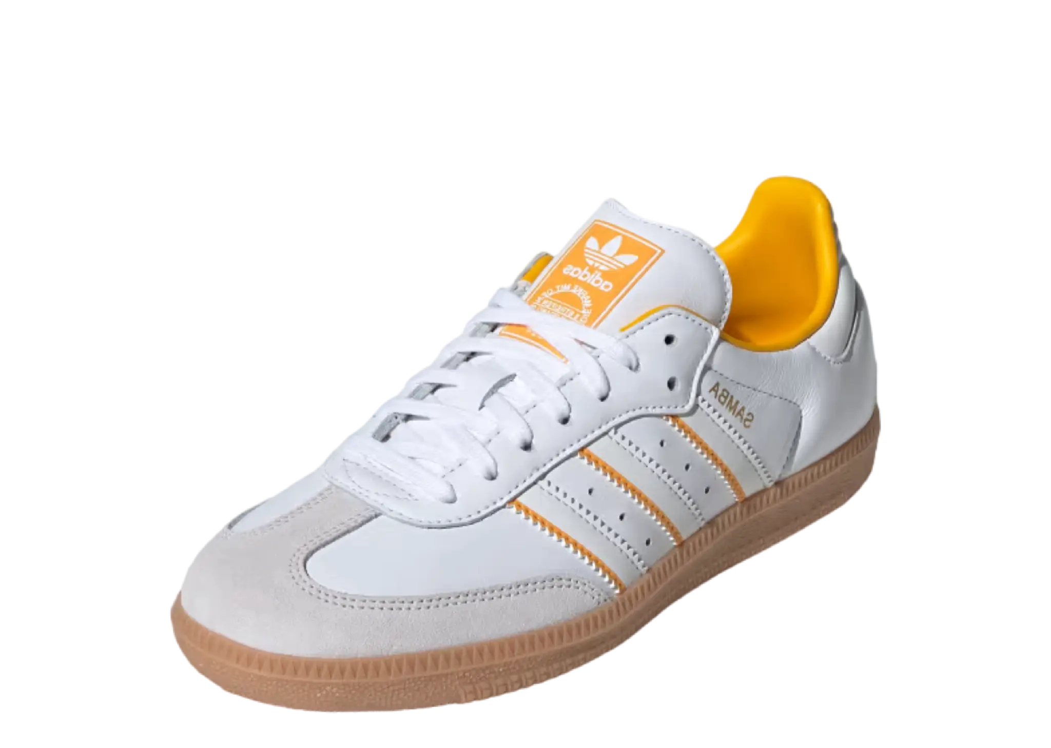 Adidas Samba OG White Crew Yellow (Grade School) - photo 2