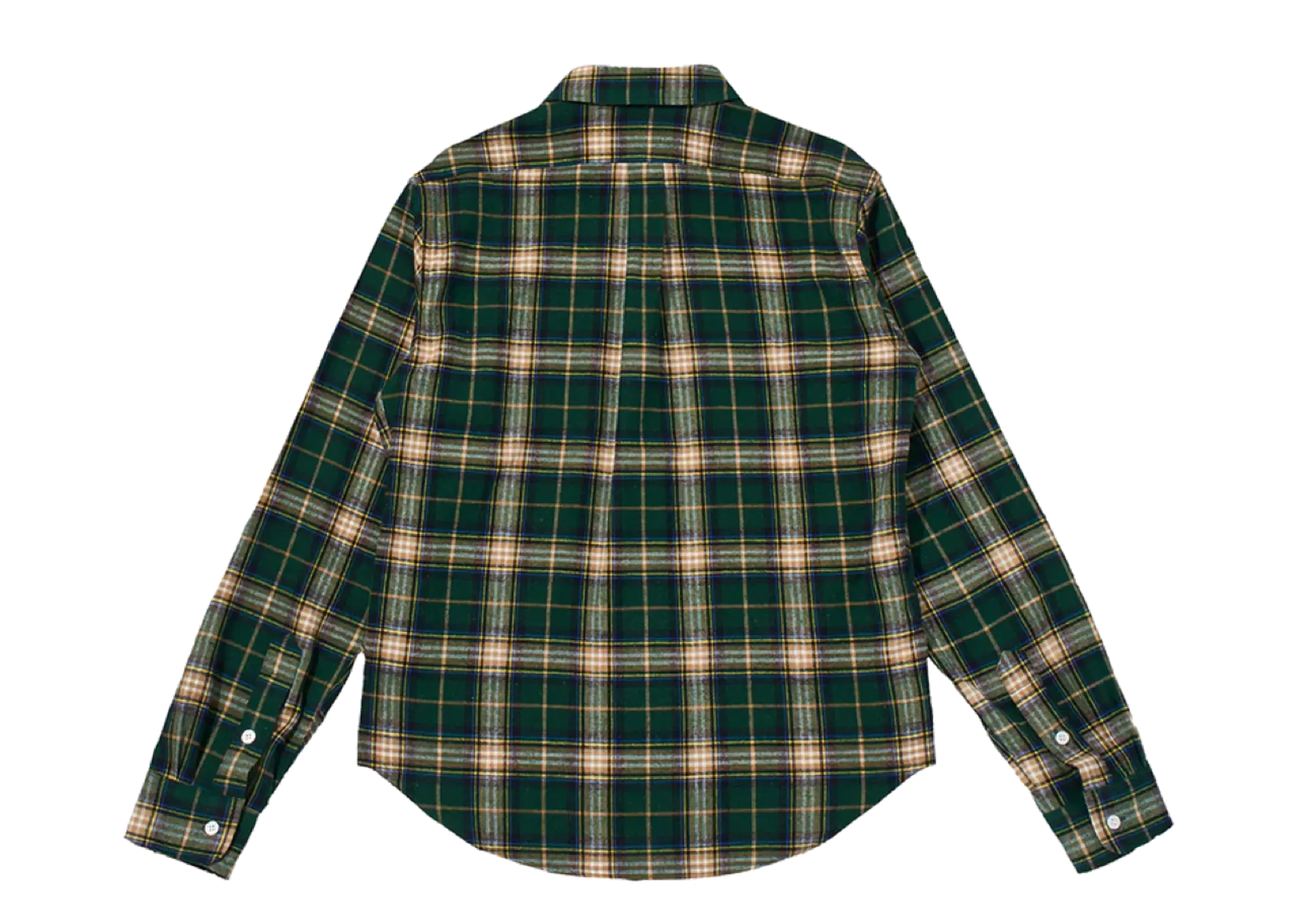 Honey Scoop House OE Logo Check LS Shirt Green - photo 2