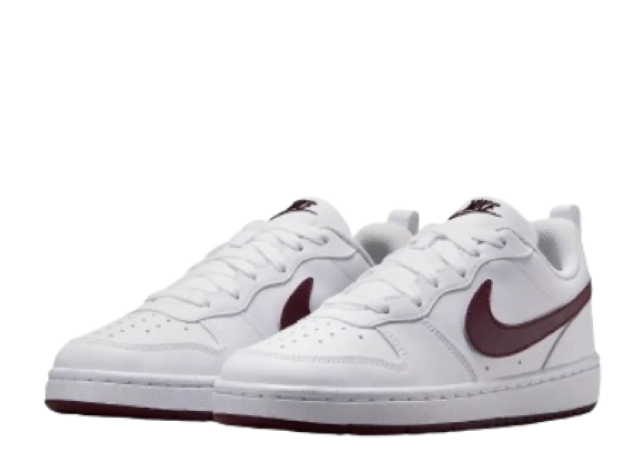 Nike Court Borough Low Recraft White Burgundy (Grade School) - photo 2