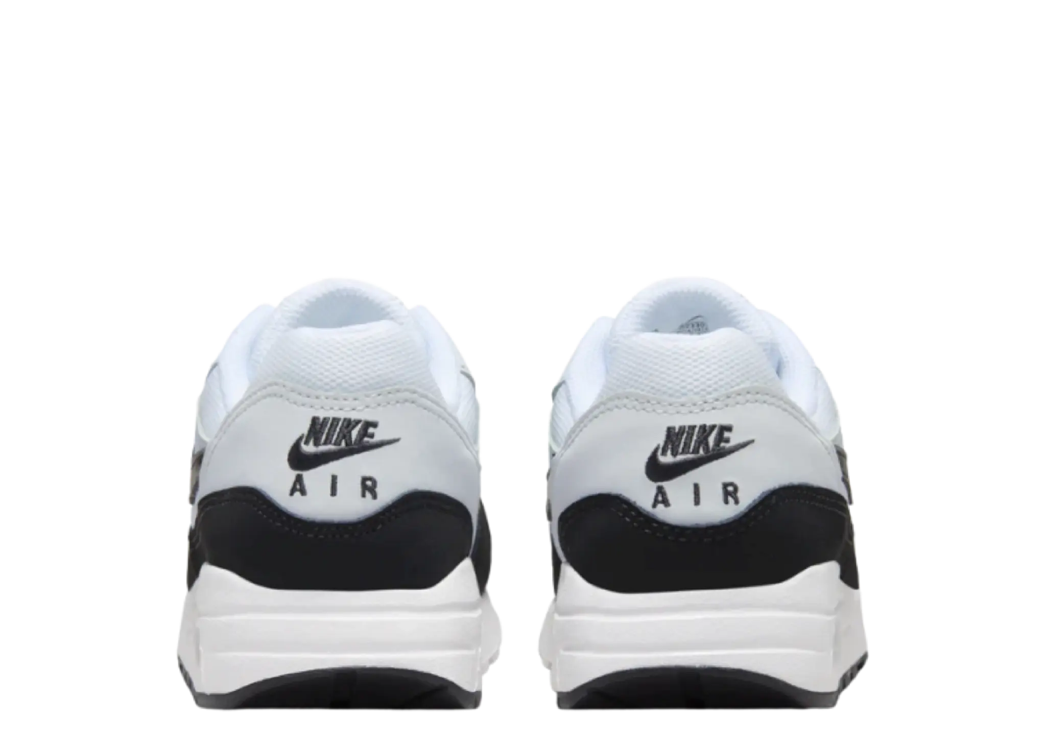 Nike Air Max 1 White Black (Grade School) - photo 3