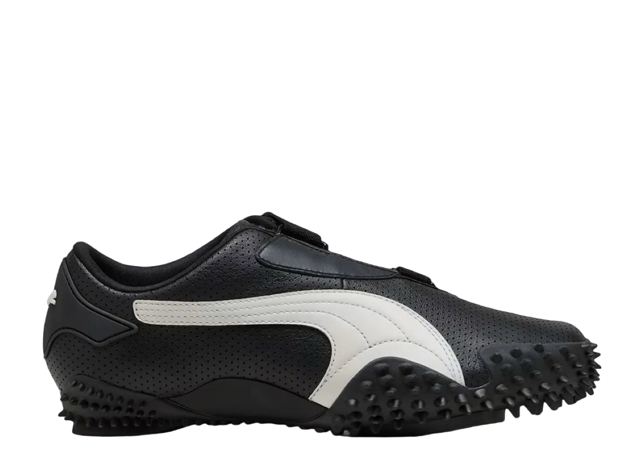 Puma Mostro Perforated Leather Black White