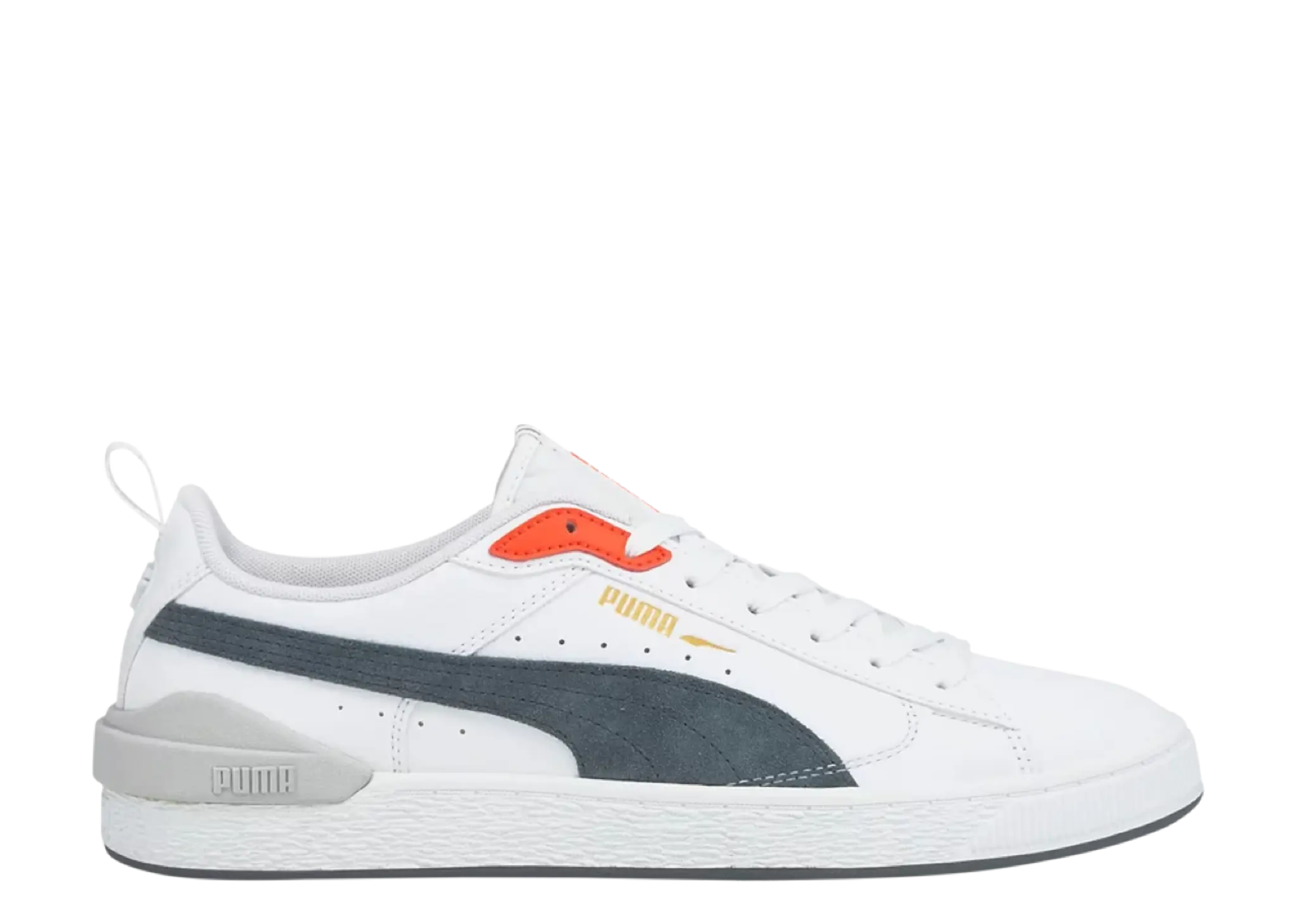 Puma Suede Bloc White Dark Slate
