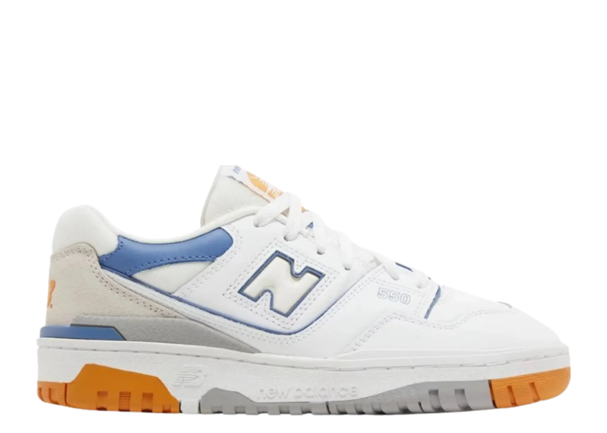 New Balance 550 White Mercury Blue (Grade School)
