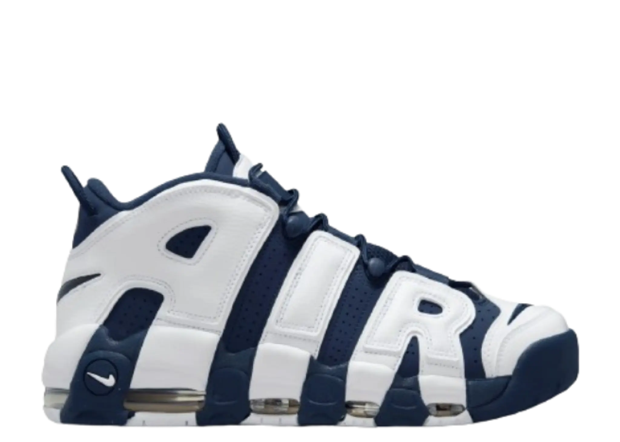 Nike Air More Uptempo 96 White Midnight Navy