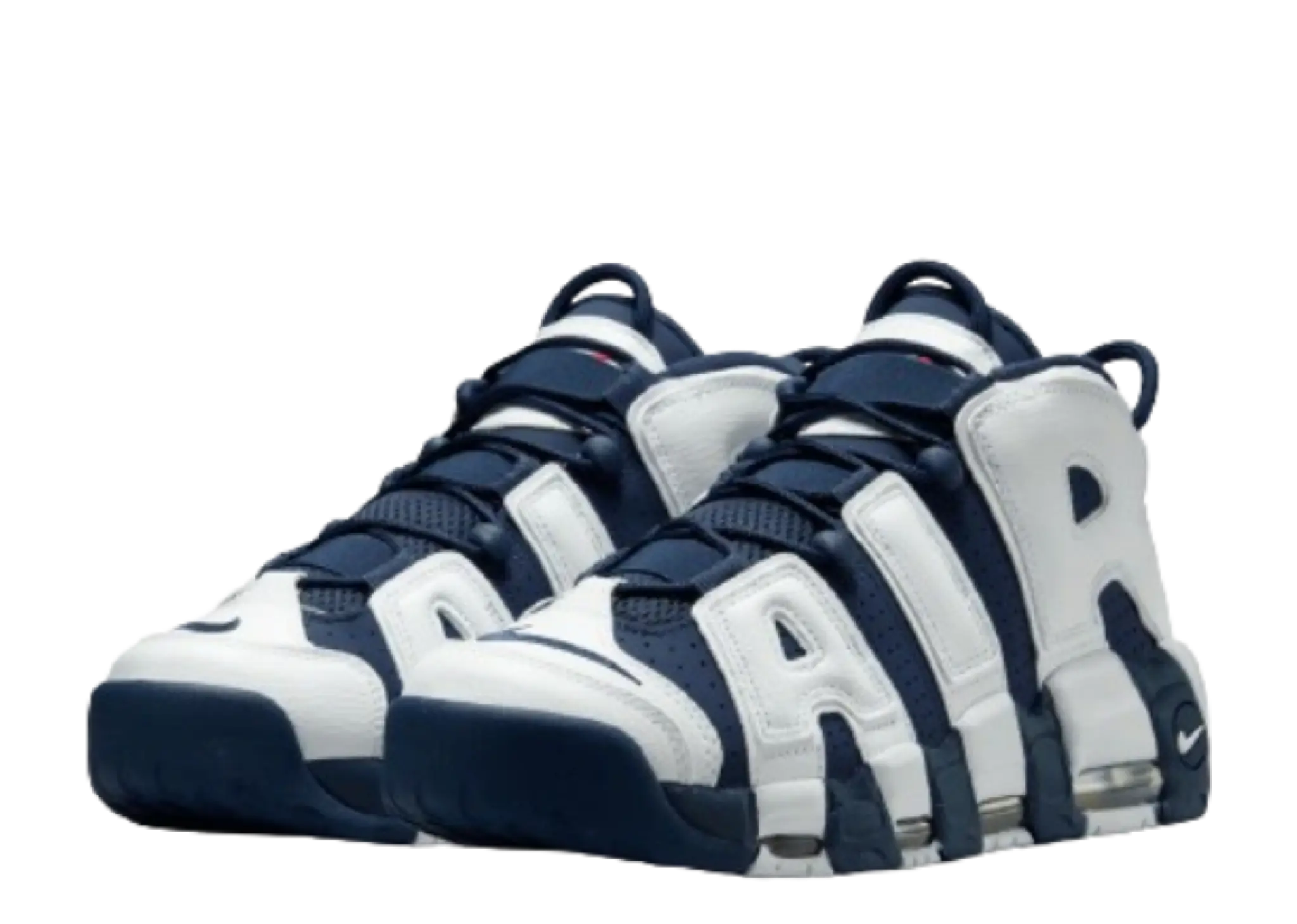 Nike Air More Uptempo 96 White Midnight Navy - photo 2