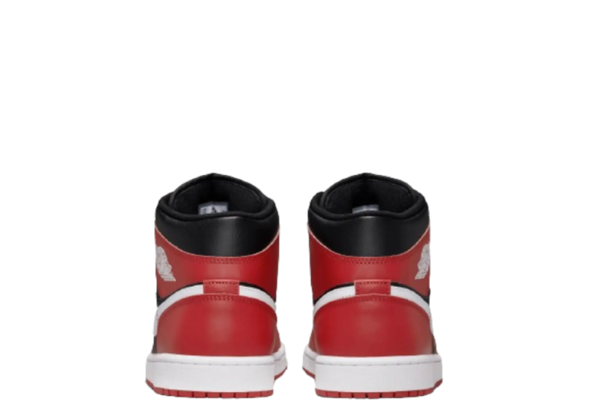 Air Jordan 1 Mid Black White Gym Red - photo 3