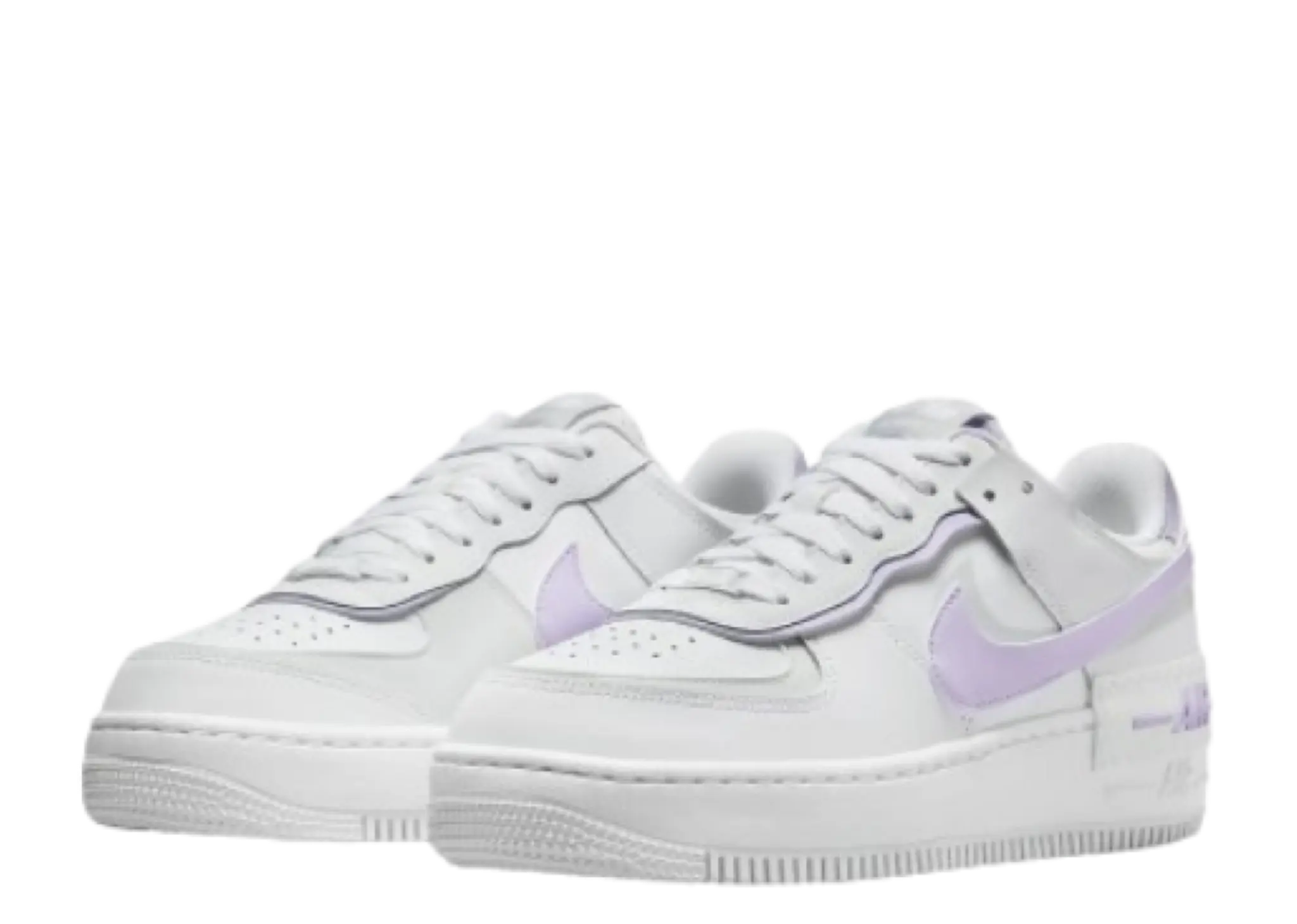 Nike Air Force 1 Shadow White Lilac Bloom (Women's) - photo 2