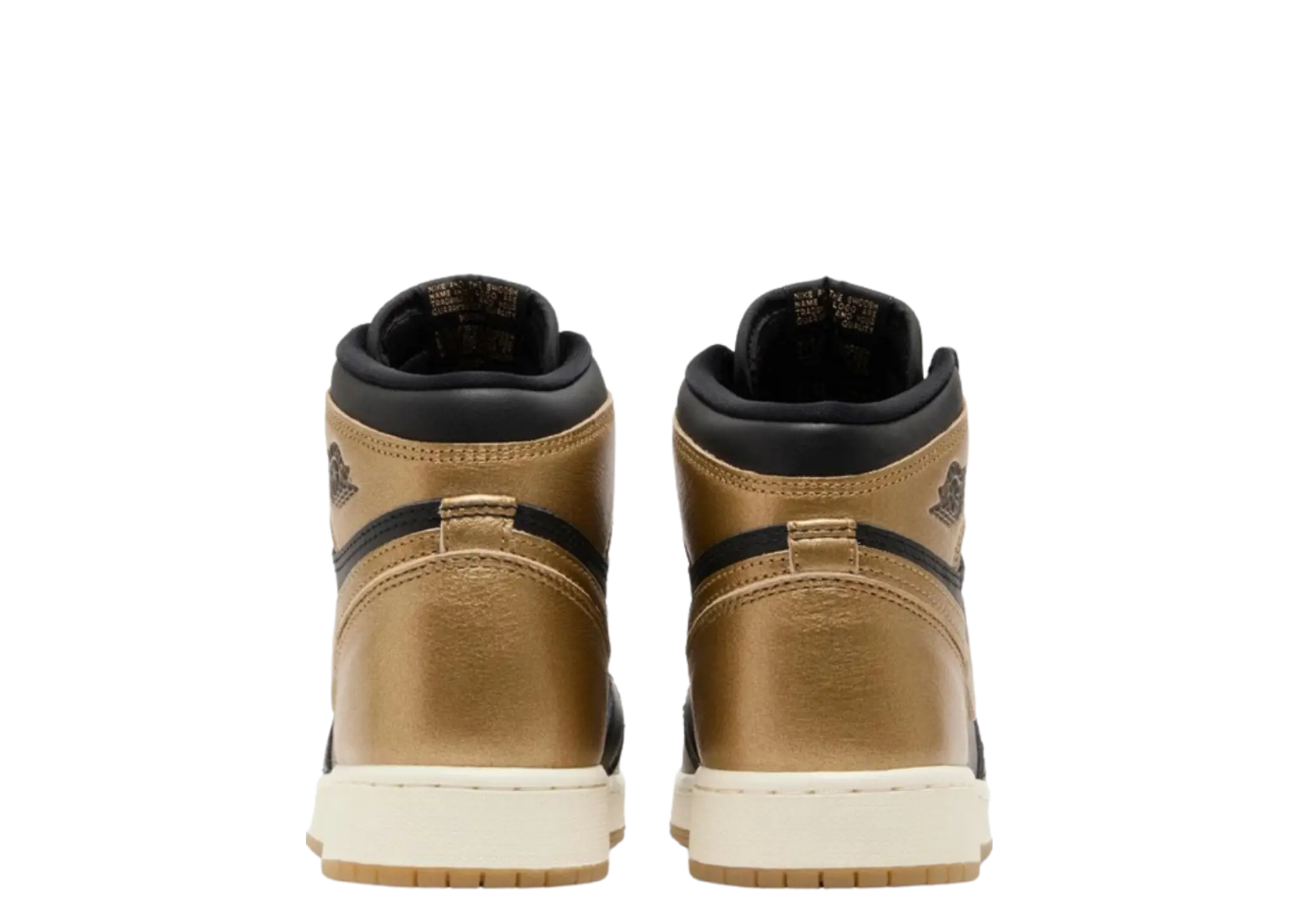 Air Jordan 1 Retro High OG Black Metallic Gold (Grade School) - photo 3