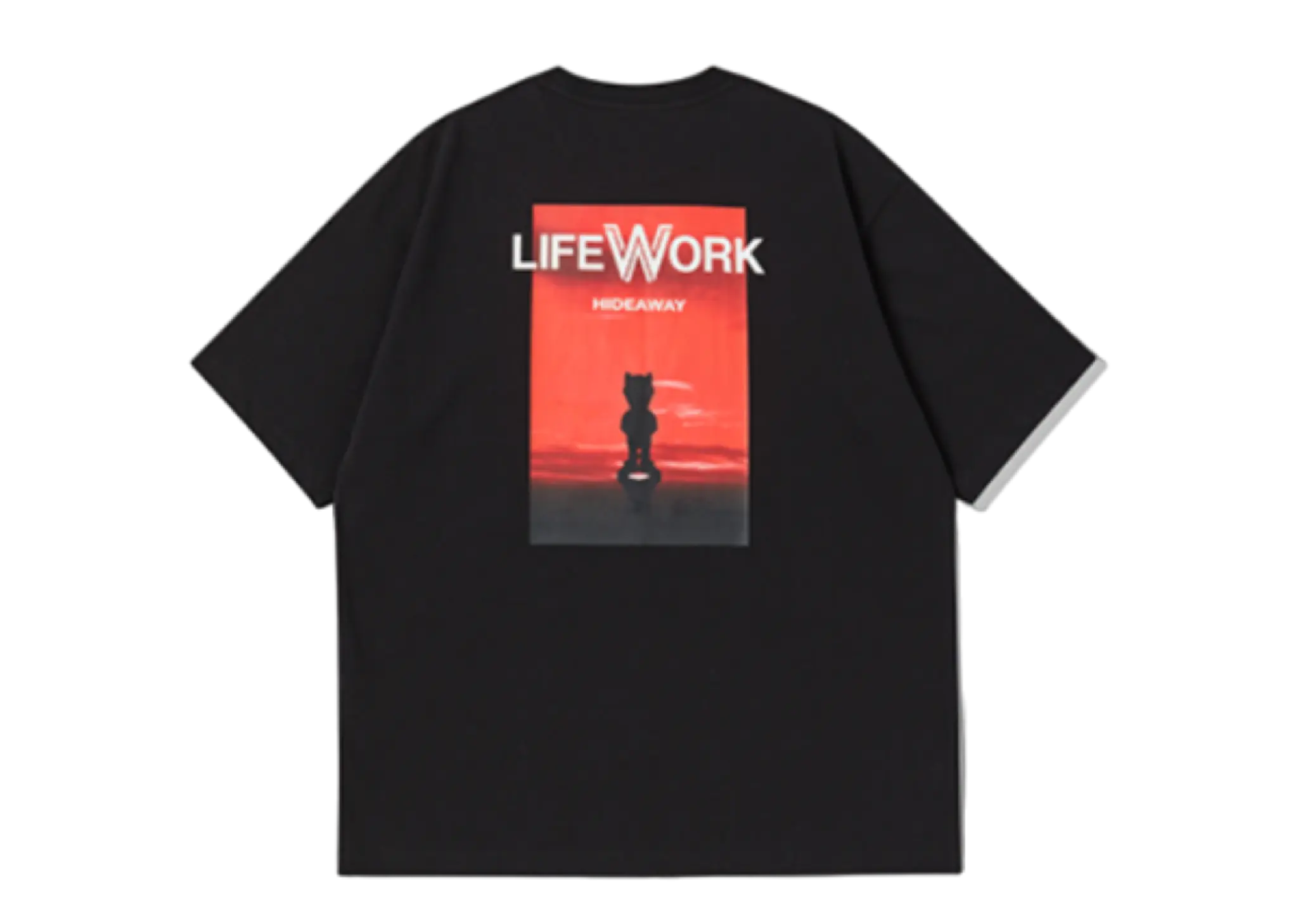 LifeWork Radog Artwork Wide T-Shirt Black - photo 2