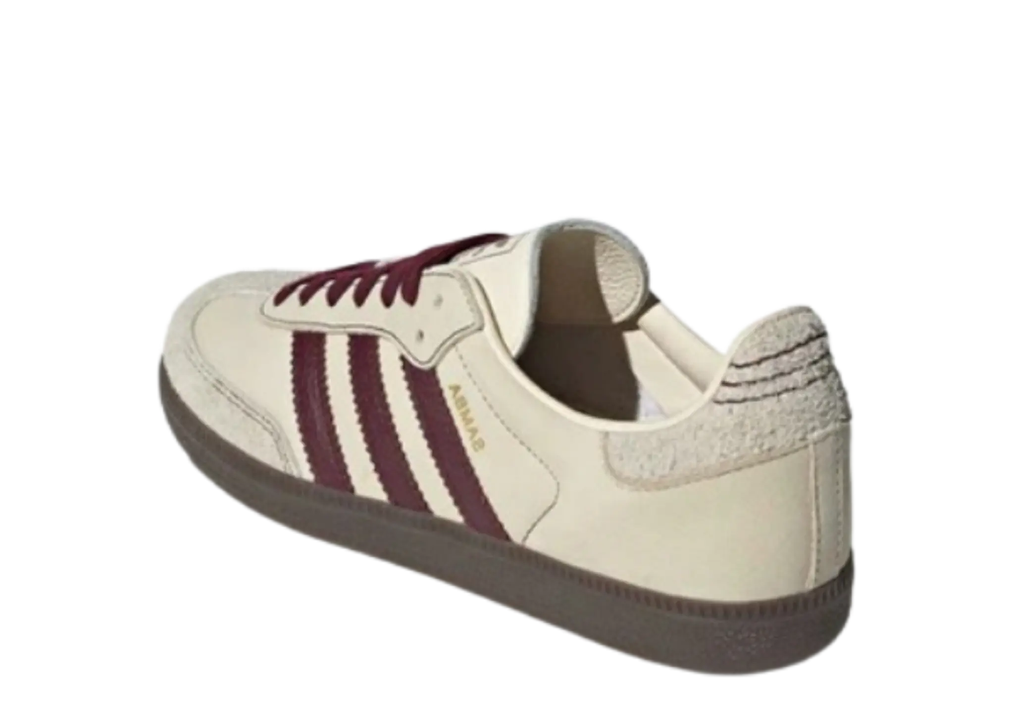 Adidas Samba OG Wonder White Maroon (Women's) - photo 3