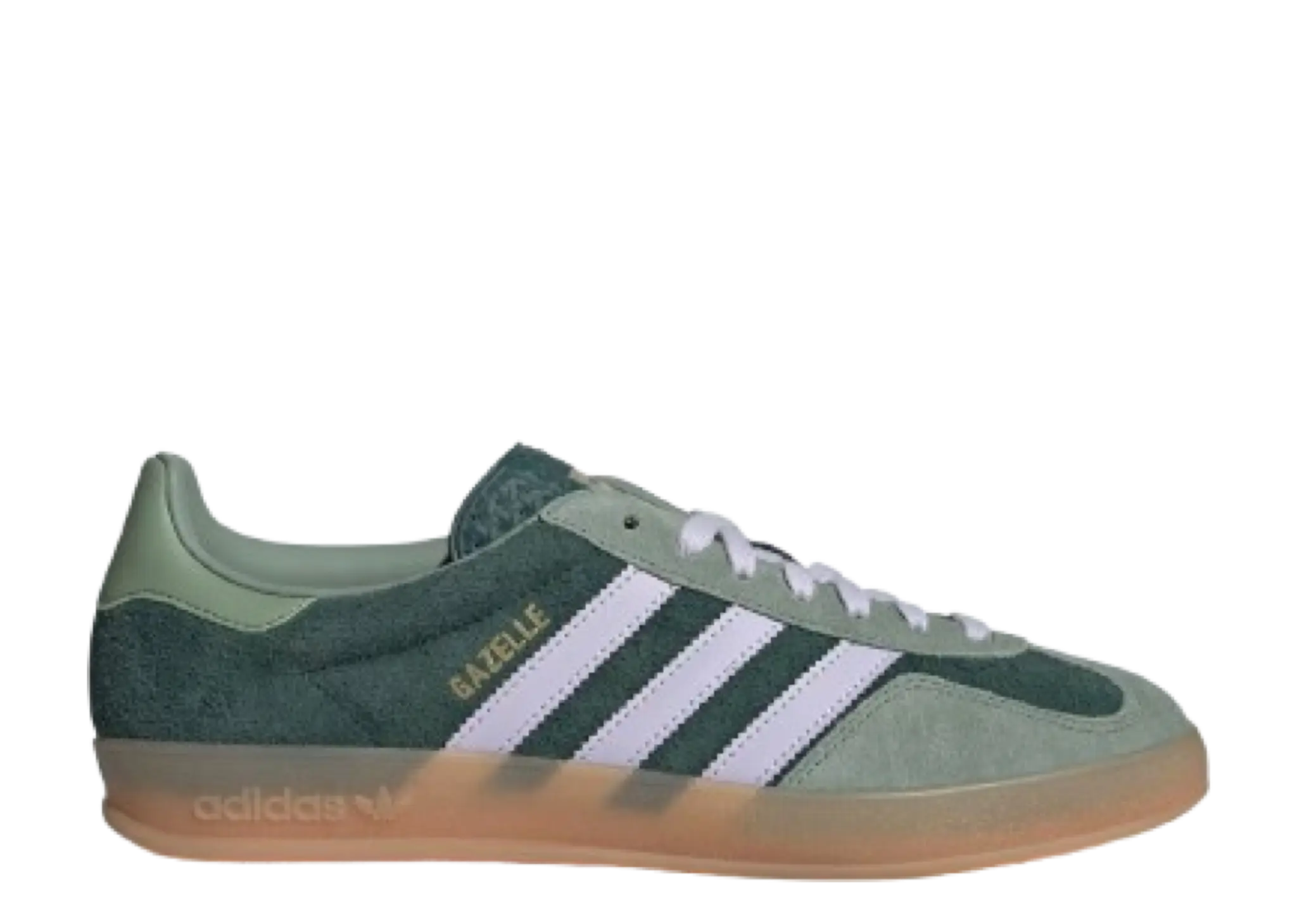 Adidas Gazelle Indoor Mineral Green Silver Dawn (Women's)