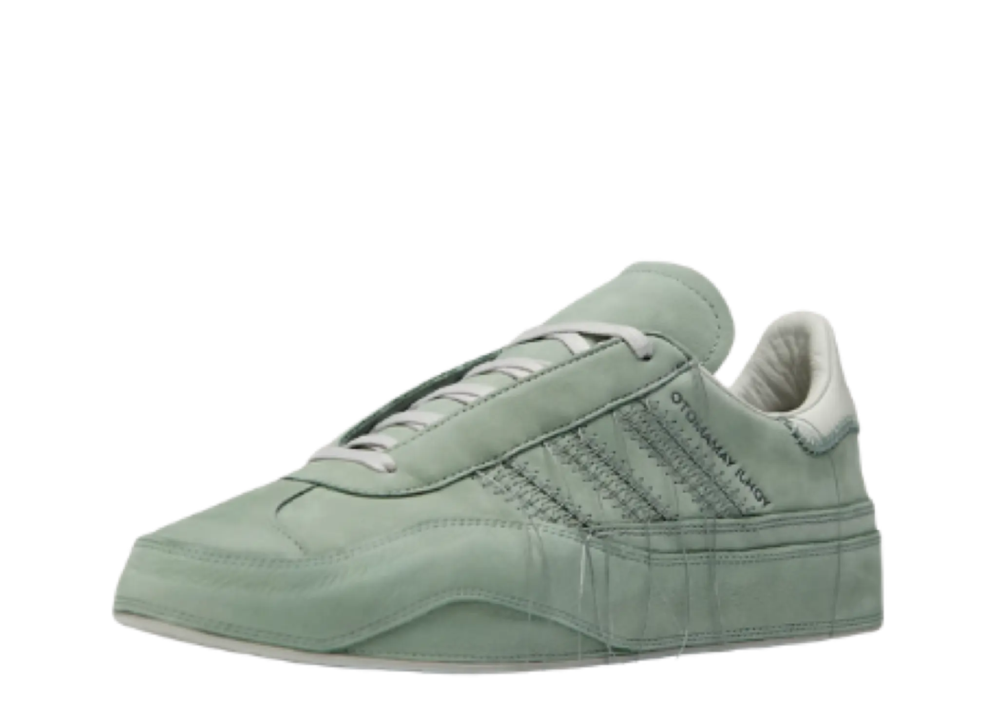 Adidas Y-3 Gazelle Silver Green Off White Light Brown - photo 2