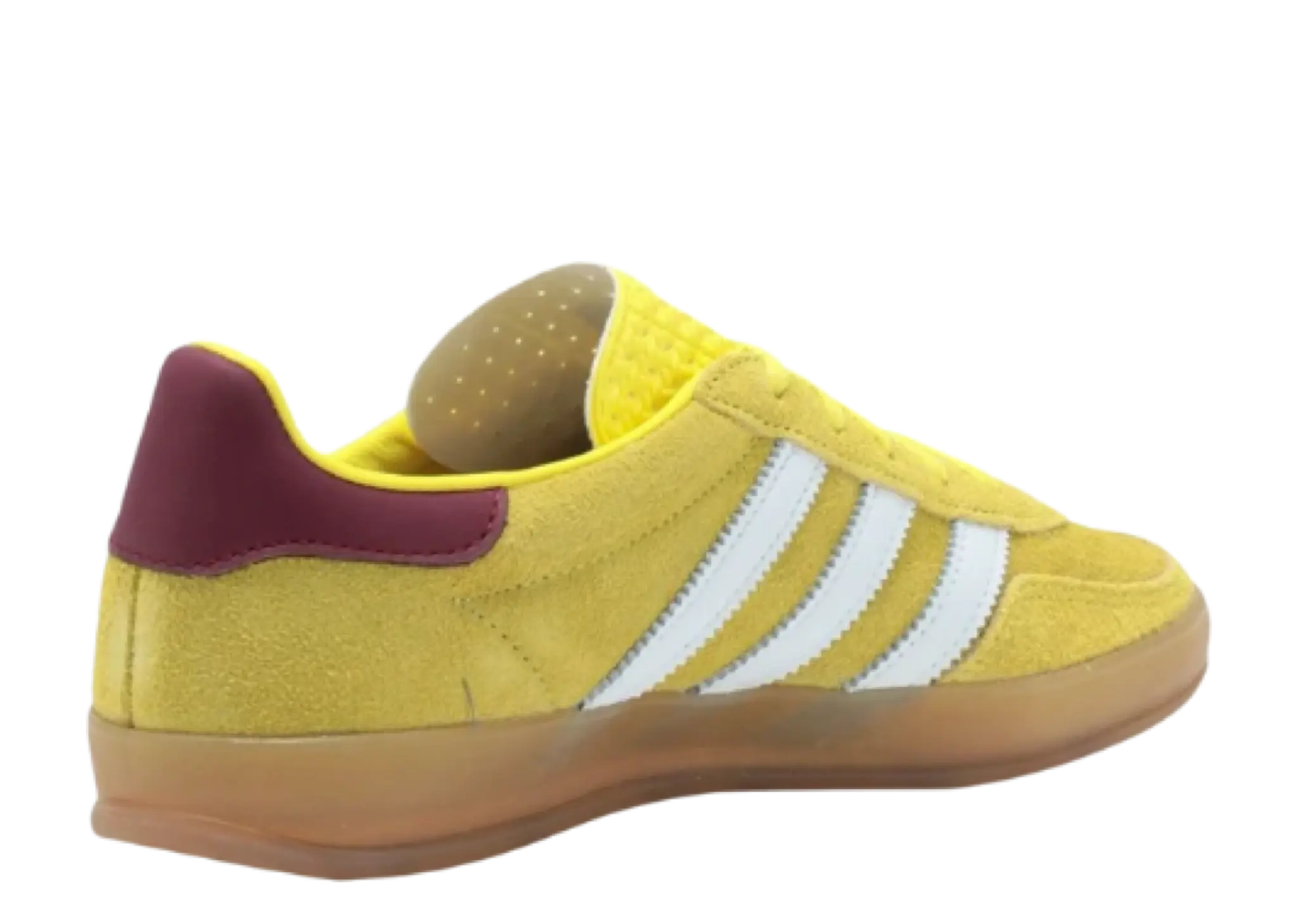 Adidas Gazelle Indoor Bright Yellow Collegiate Burgundy (Women's) - photo 3