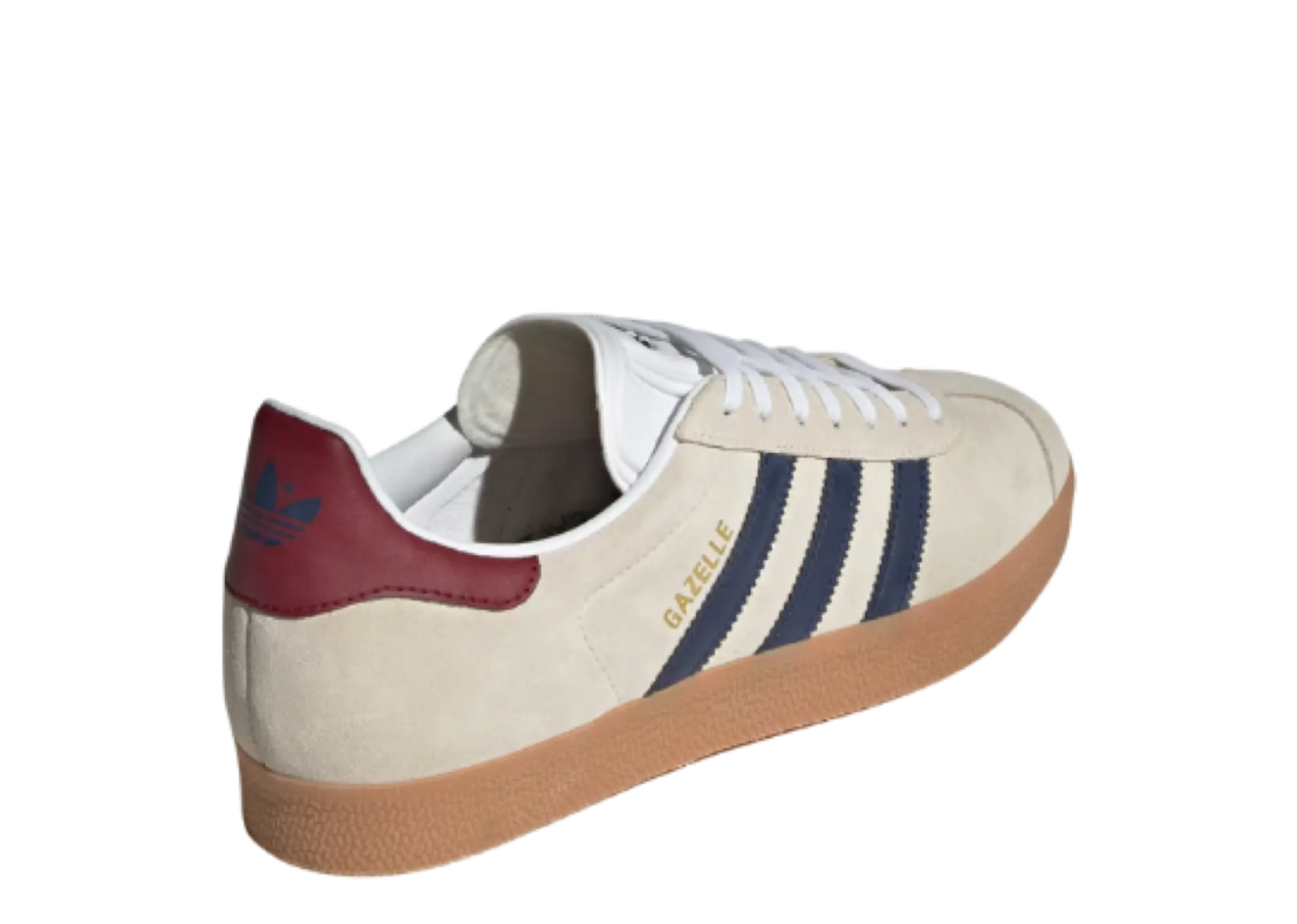 Adidas Gazelle Beige Dark Blue Collegiate Burgundy - photo 3