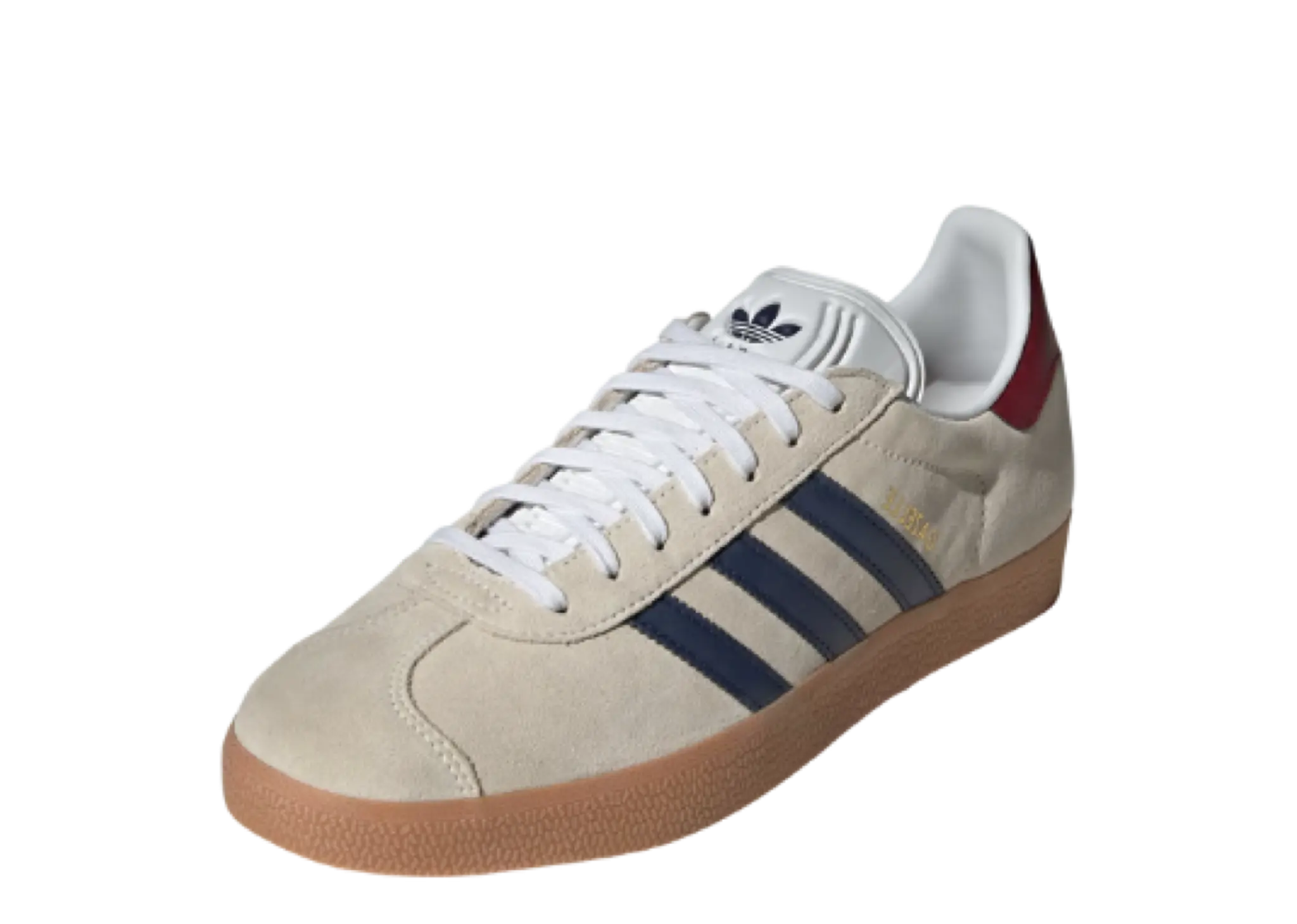 Adidas Gazelle Beige Dark Blue Collegiate Burgundy - photo 2