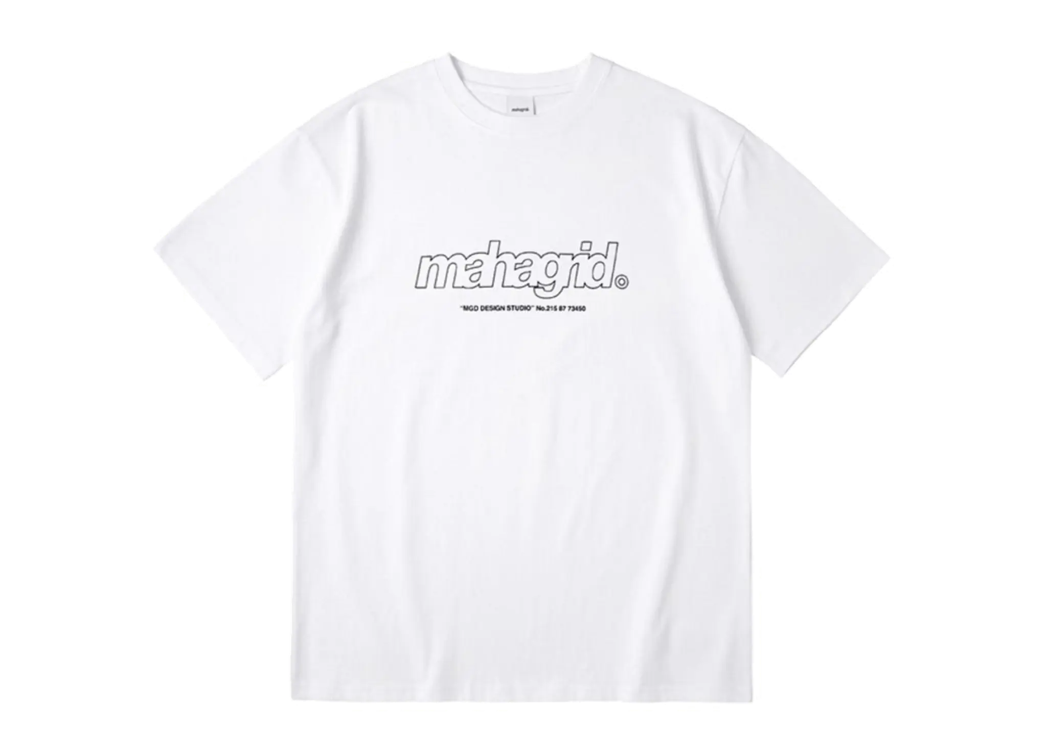 Mahagrid Third Logo Tee White