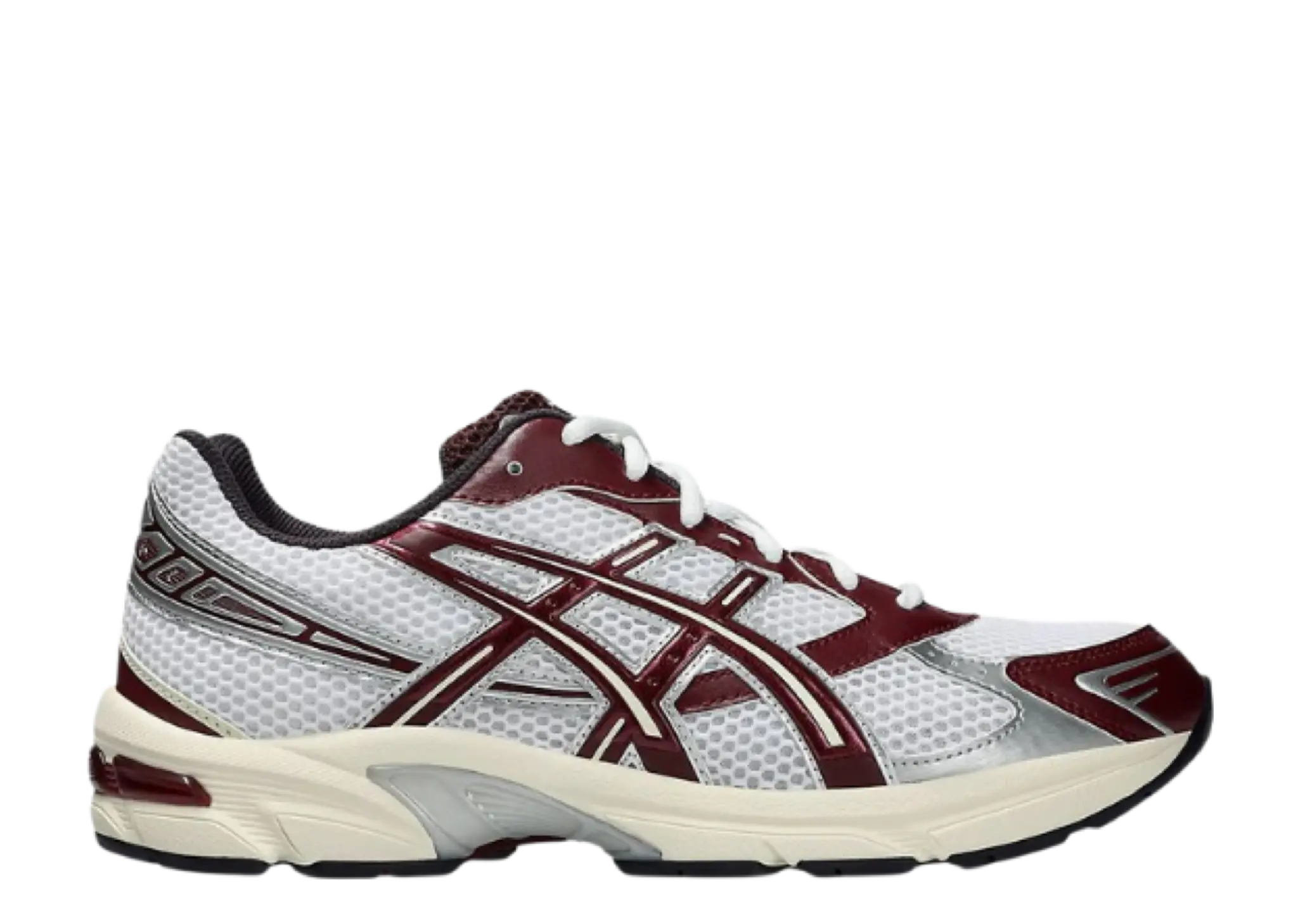 ASICS Gel-1130 White Maroon Banner