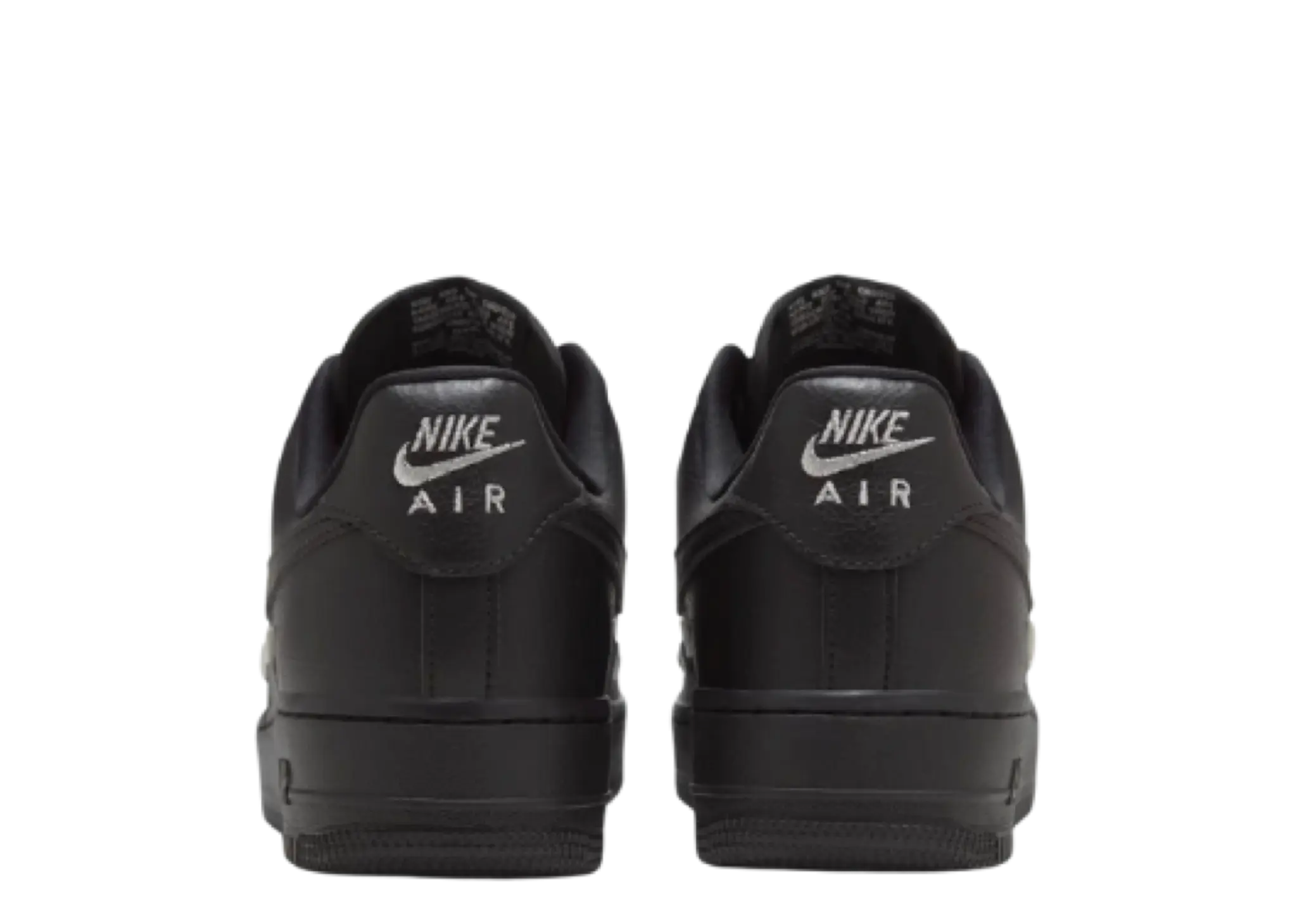 Nike Air Force 1 Low '07 LX Black Silver Mini Swoosh (Women's) - photo 3