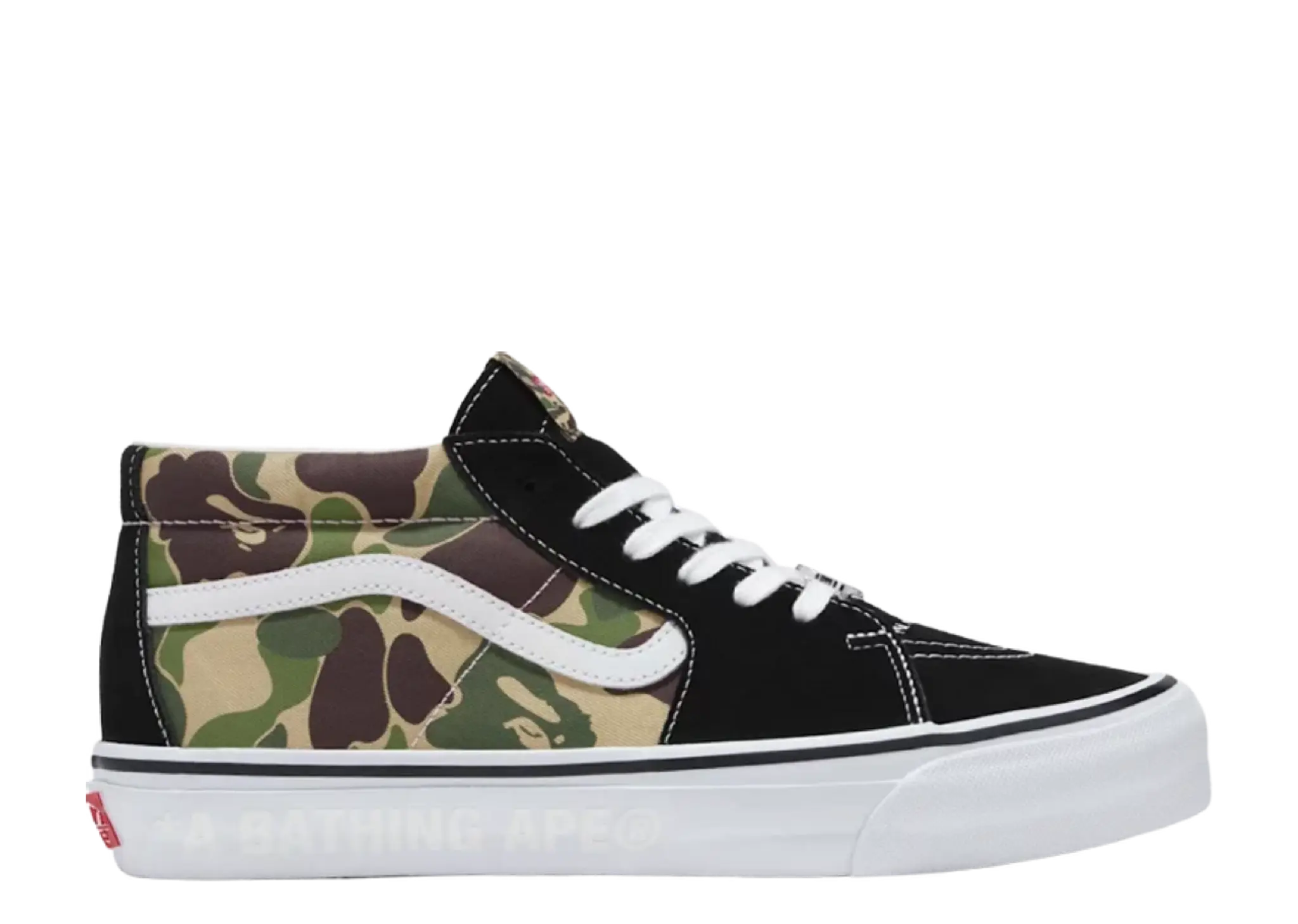 Vans Sk8 Mid 83 ABC Camo X BAPE