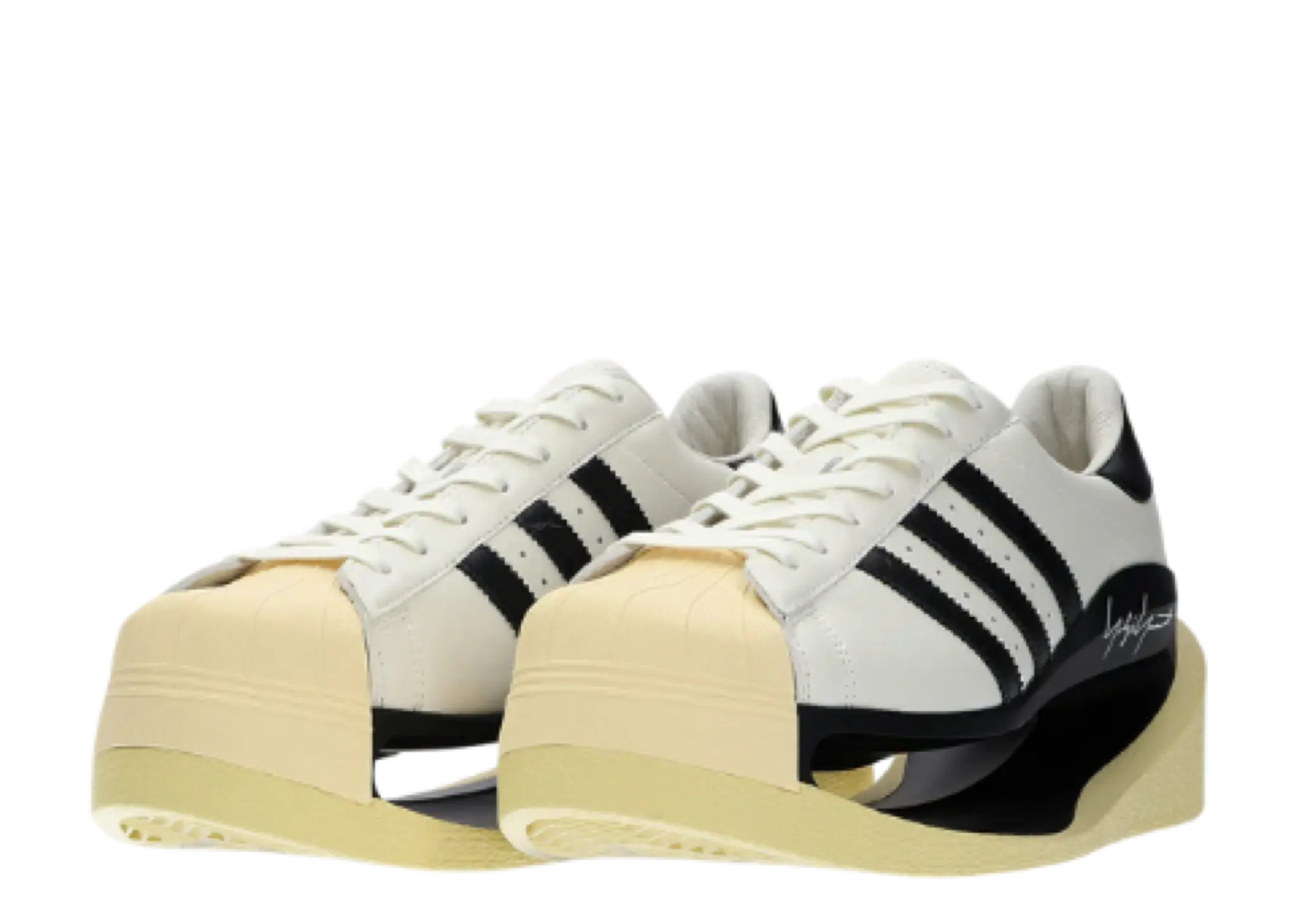 Adidas Y-3 Gendo Superstar Off White Black - photo 2