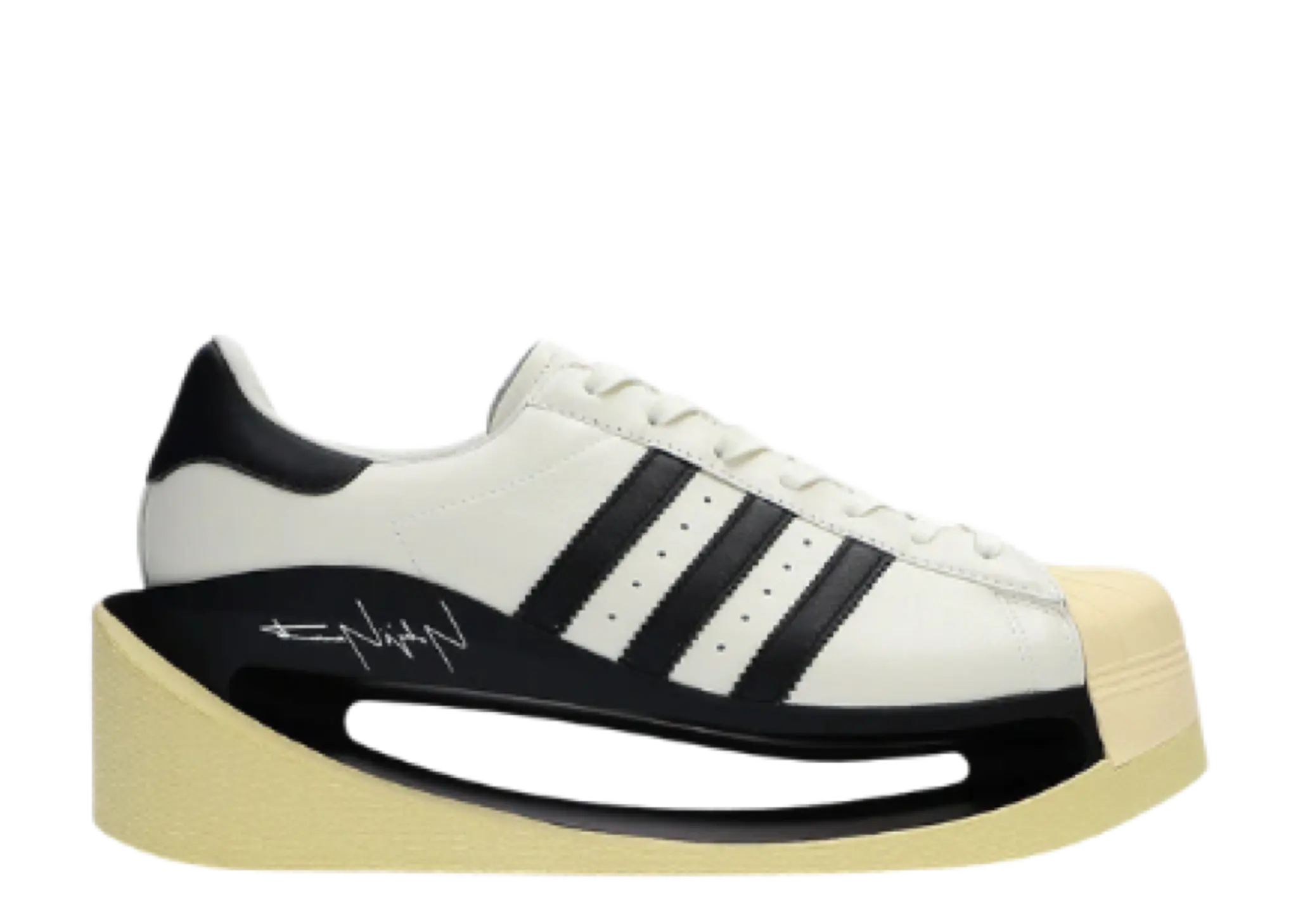 Adidas Y-3 Gendo Superstar Off White Black