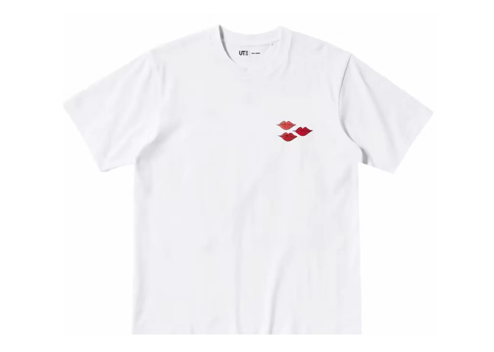 Uniqlo X Kaws Warhol UT White Love Pink