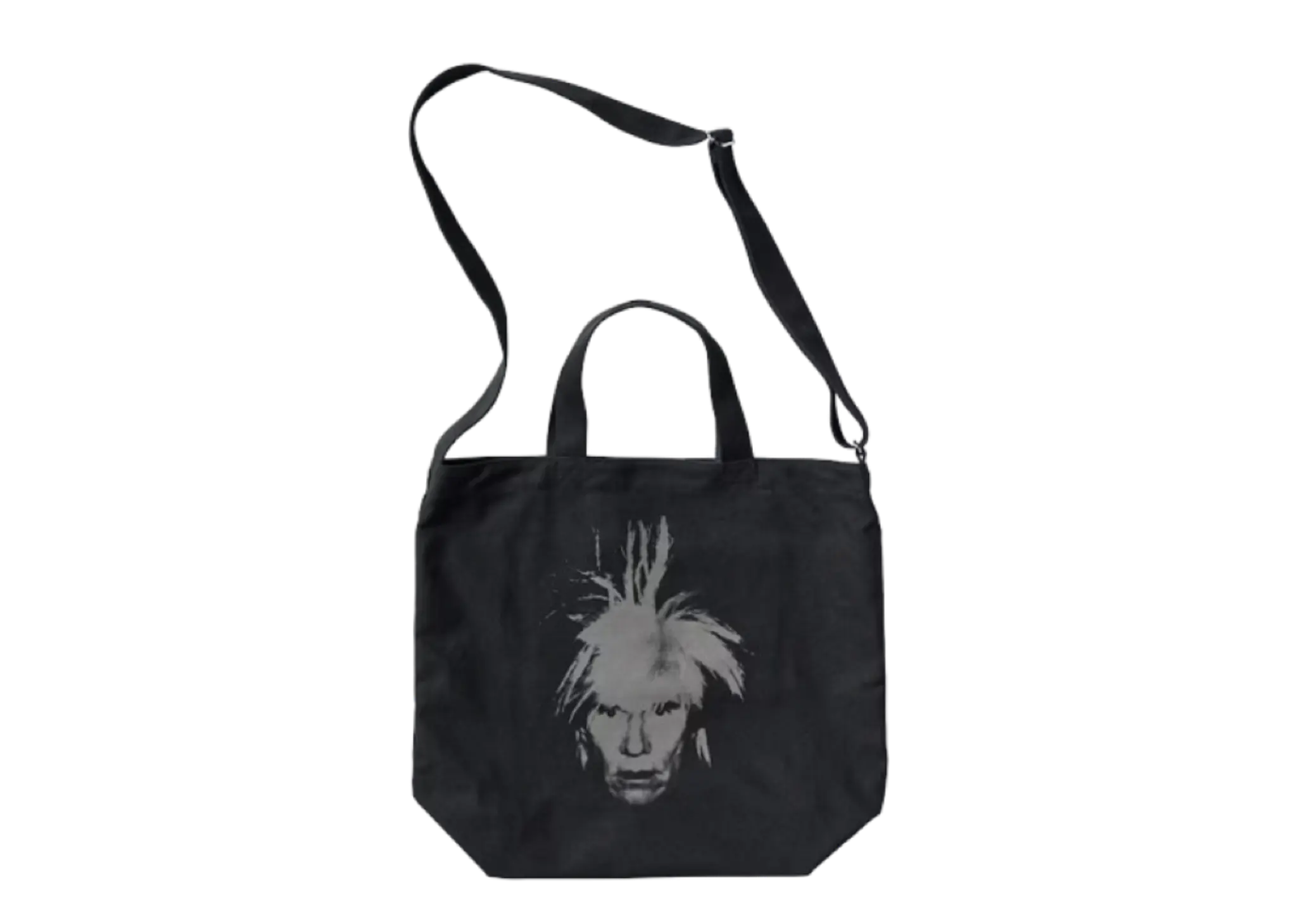 Uniqlo x Kaws Warhol 2WAY Tote Bag Black - photo 2