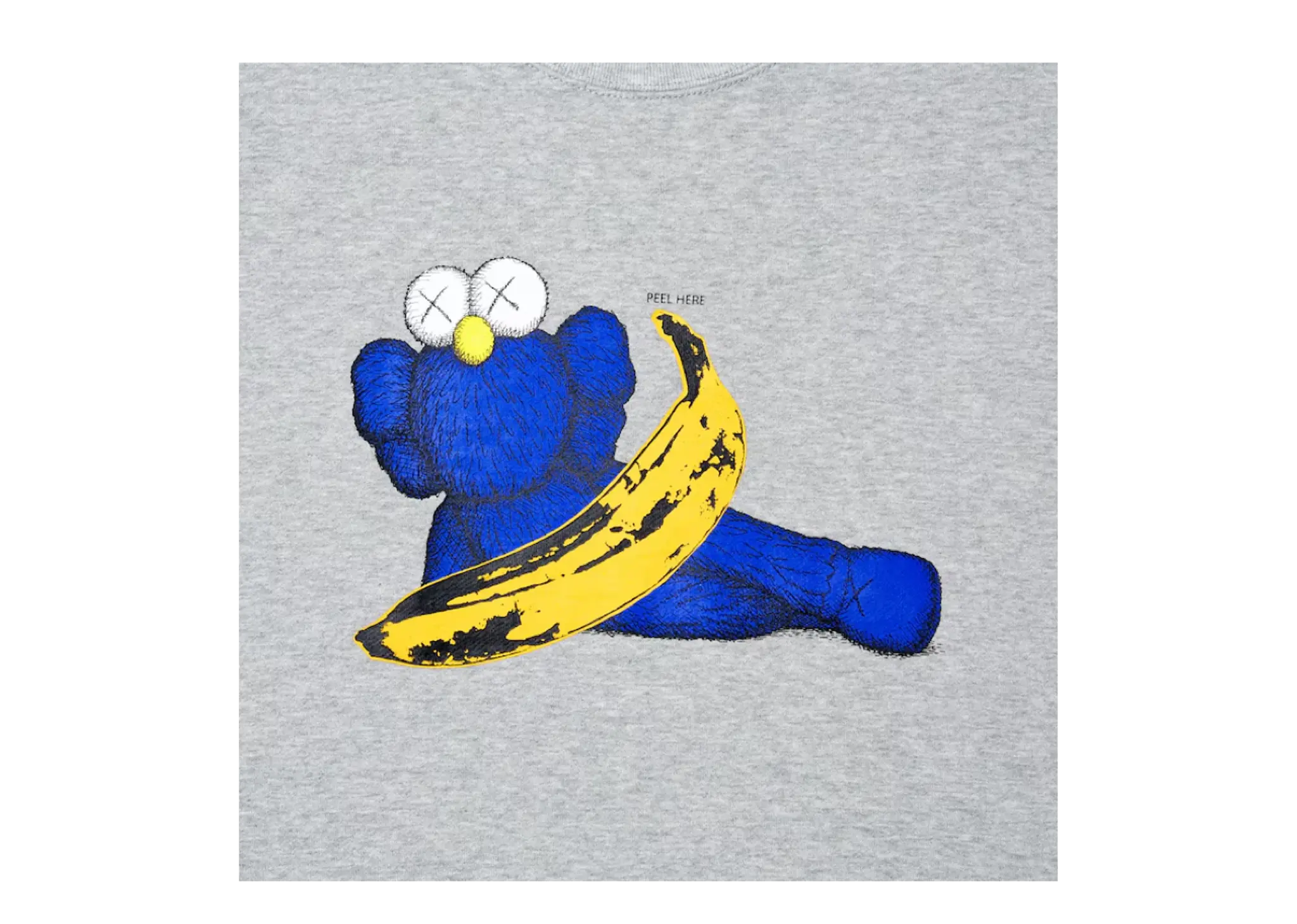 Uniqlo X Kaws X Warhol Sweater Gray Banana - photo 3