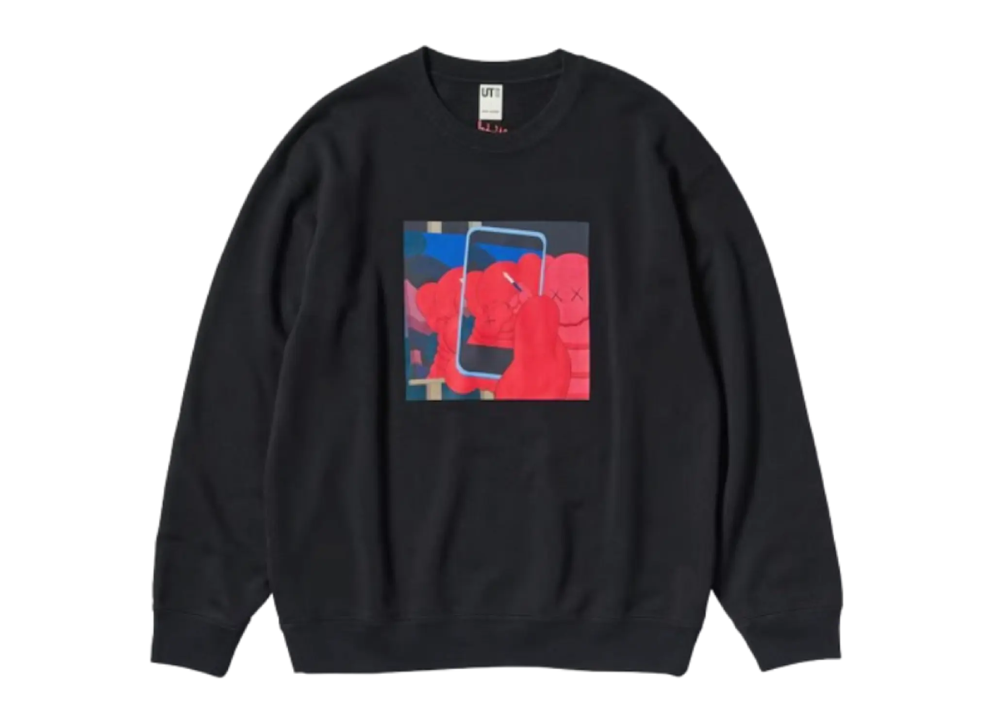 Uniqlo x Kaws x Warhol Sweater Black Phone Logo
