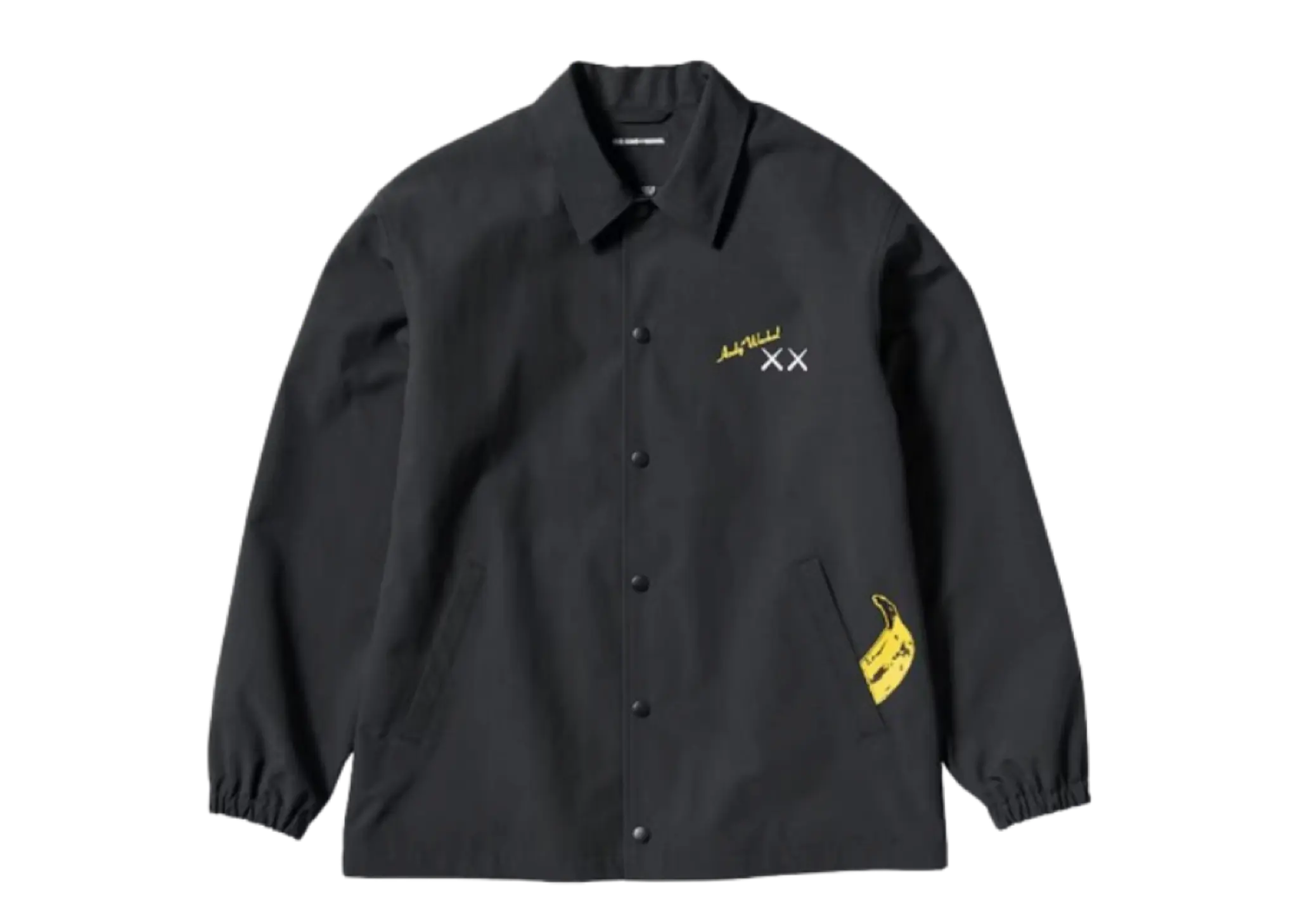 Uniqlo X Kaws X Warhol Coach Jacket Black