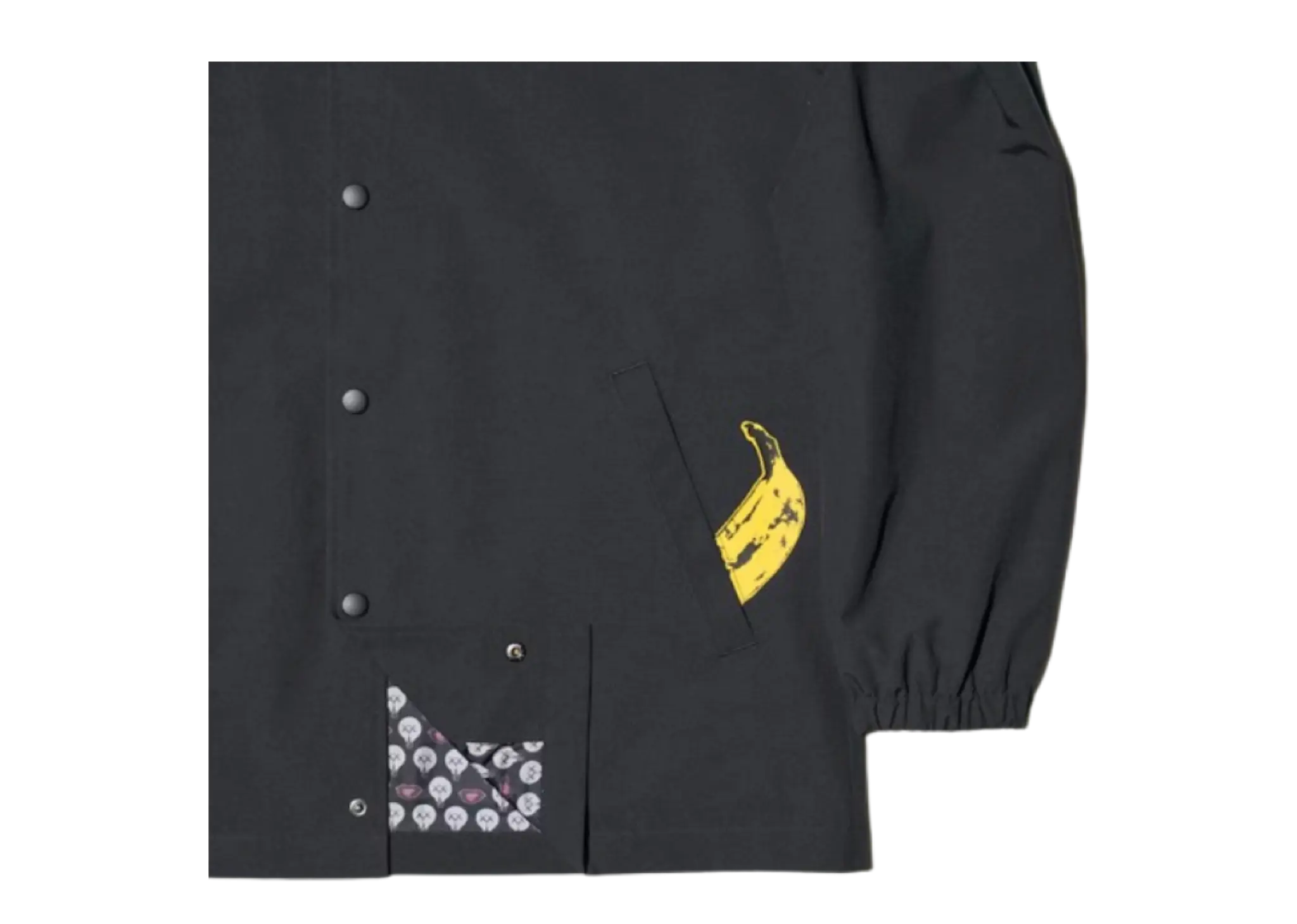 Uniqlo X Kaws X Warhol Coach Jacket Black - photo 3
