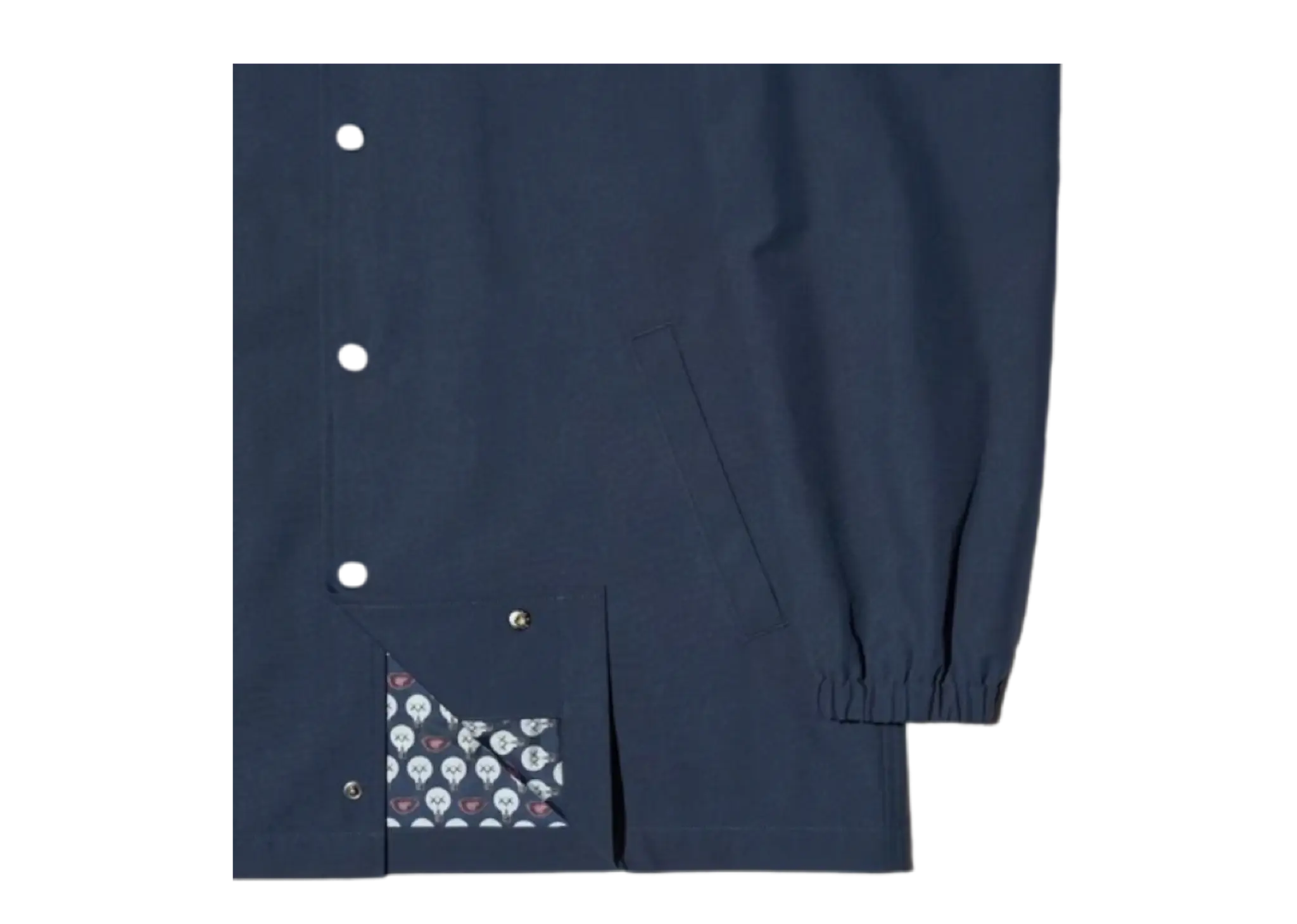 Uniqlo X Kaws X Warhol Coach Jacket Navy - photo 4
